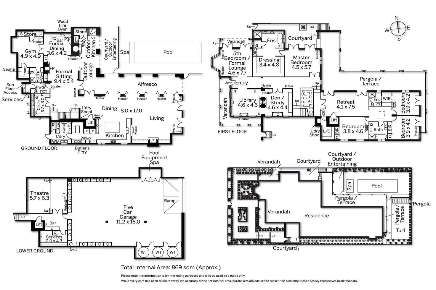 Floorplan of Homely house listing, 7 Shakespeare Grove, Hawthorn VIC 3122