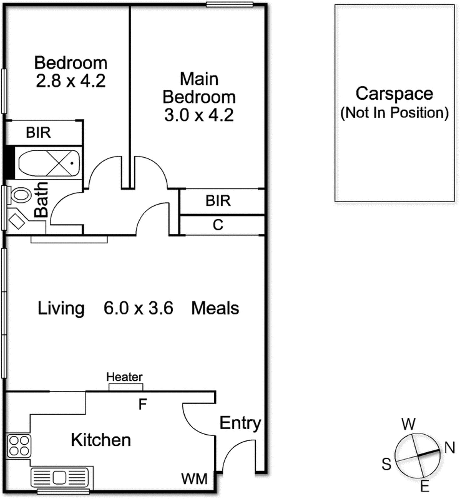 Floorplan of Homely apartment listing, 8/3 Barnsbury Road, South Yarra VIC 3141