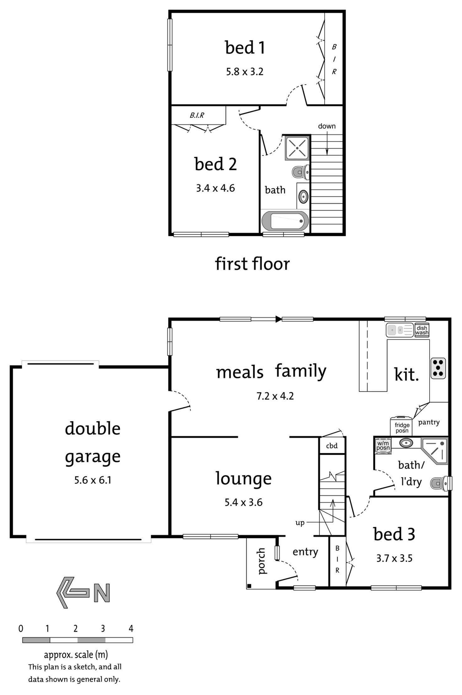Floorplan of Homely house listing, 3 Bacchus Drive, Croydon South VIC 3136