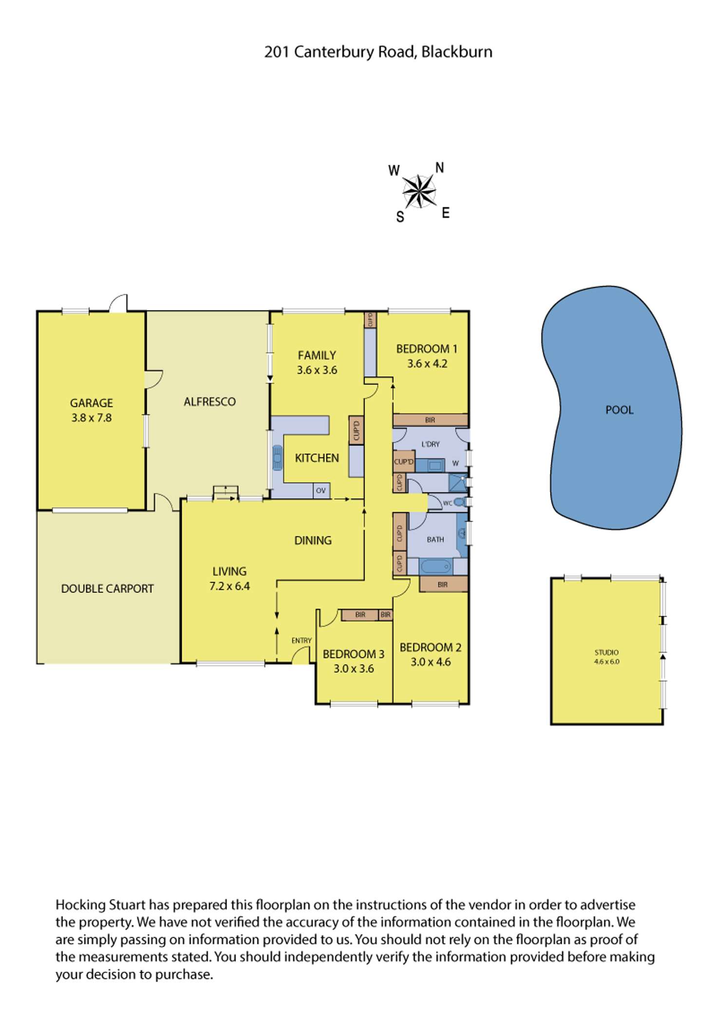 Floorplan of Homely house listing, 201 Canterbury Road, Blackburn VIC 3130