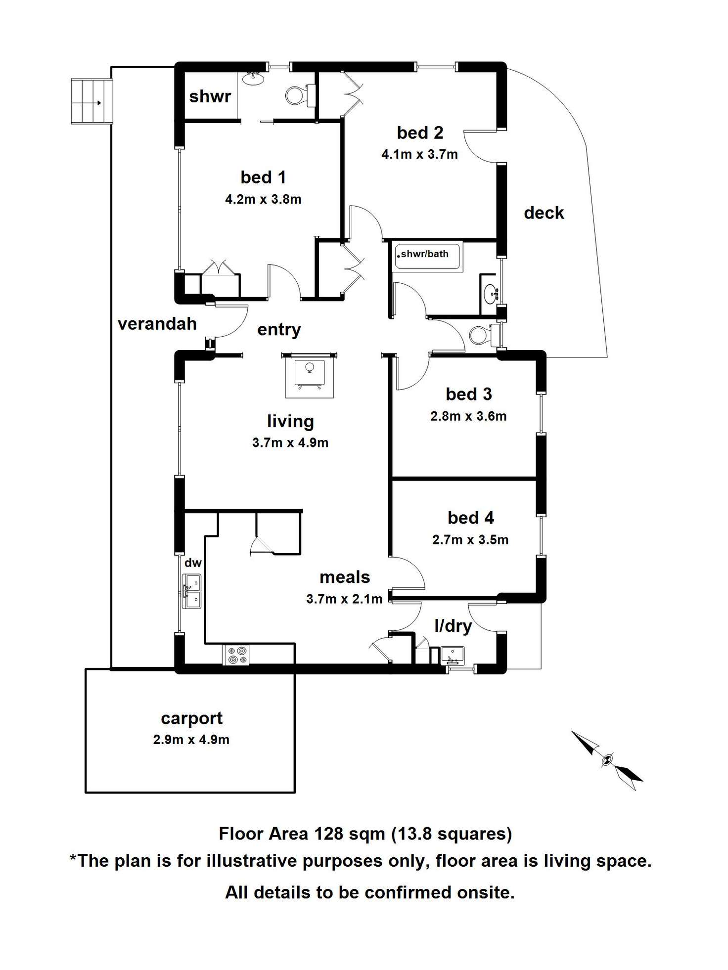 Floorplan of Homely house listing, 56 Belgrave Hallam Road, Belgrave VIC 3160