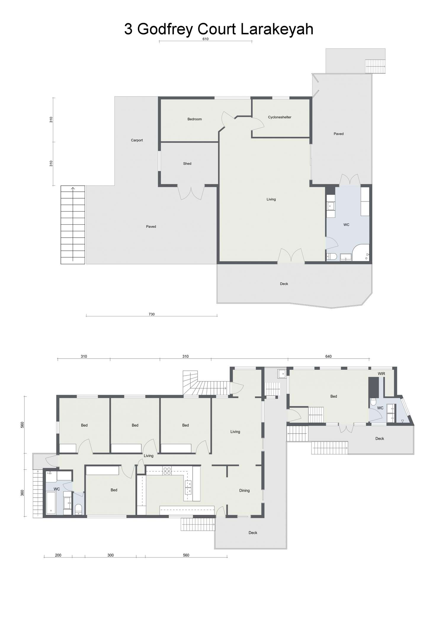 Floorplan of Homely house listing, 3 Godfrey Court, Larrakeyah NT 820