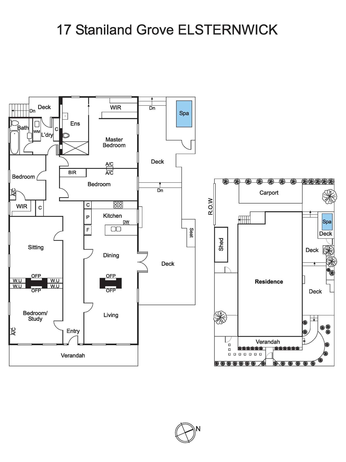 Floorplan of Homely house listing, 17 Staniland Grove, Elsternwick VIC 3185