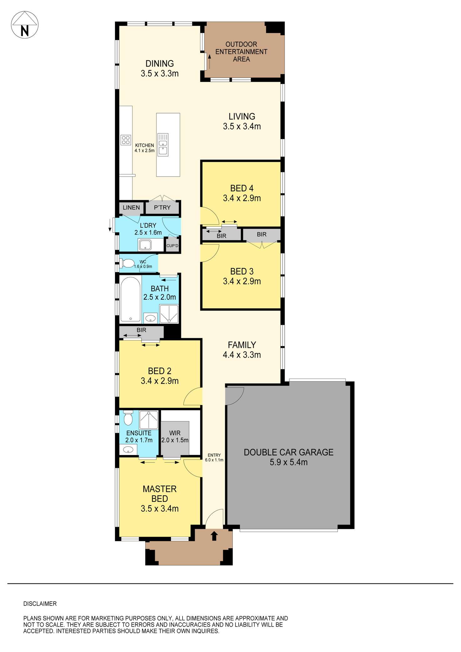Floorplan of Homely house listing, 26 Sorrento Drive, Alfredton VIC 3350