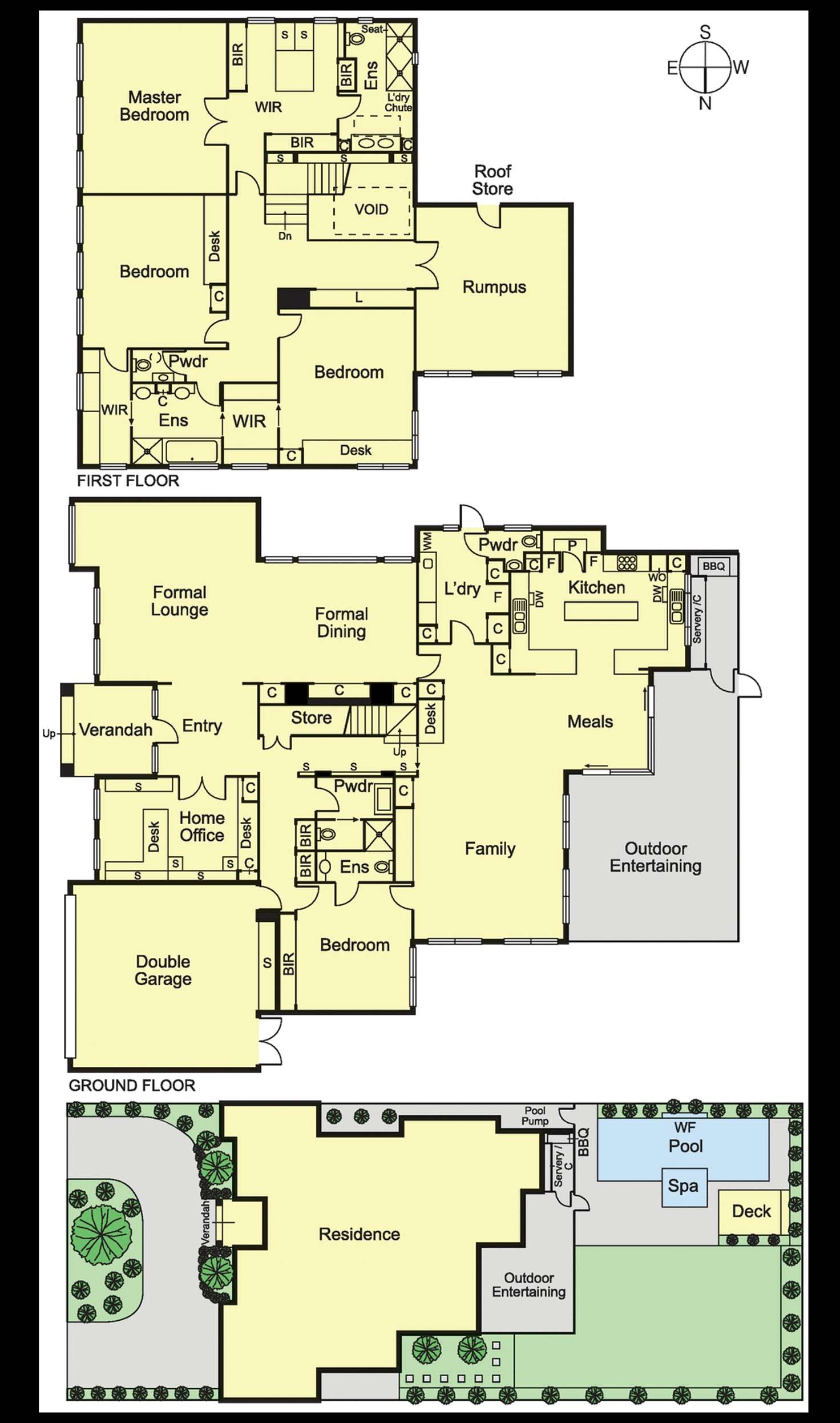 Floorplan of Homely house listing, 33 Labassa Grove, Caulfield North VIC 3161