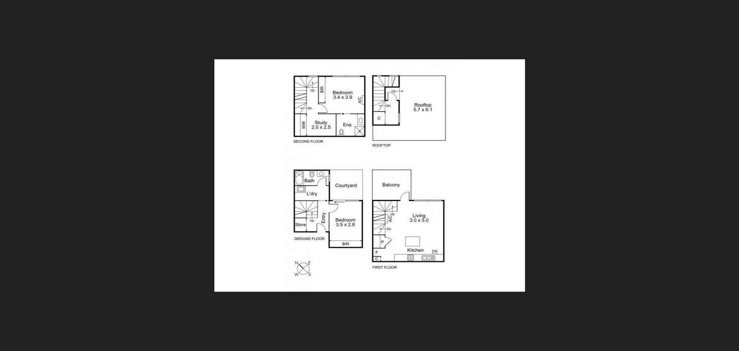 Floorplan of Homely apartment listing, 3/104 Barkly Street, St Kilda VIC 3182