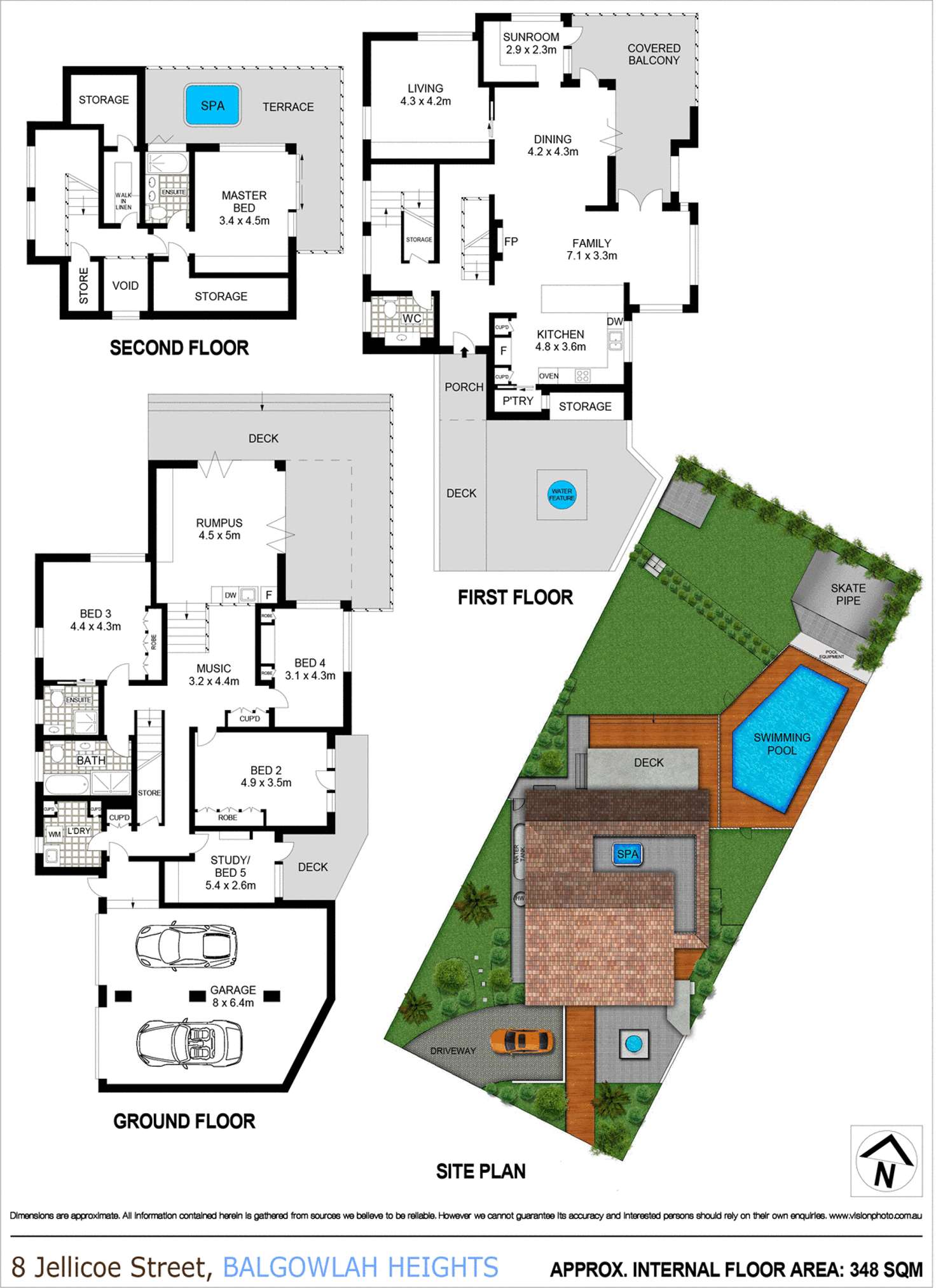 Floorplan of Homely house listing, 8 Jellicoe Street, Balgowlah Heights NSW 2093