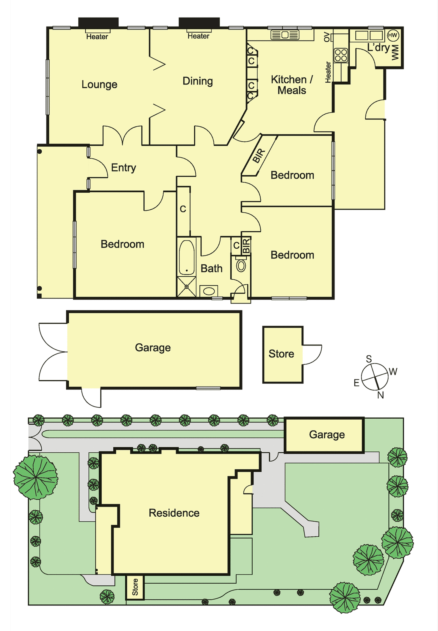 Floorplan of Homely house listing, 83 Grange Road, Glen Huntly VIC 3163