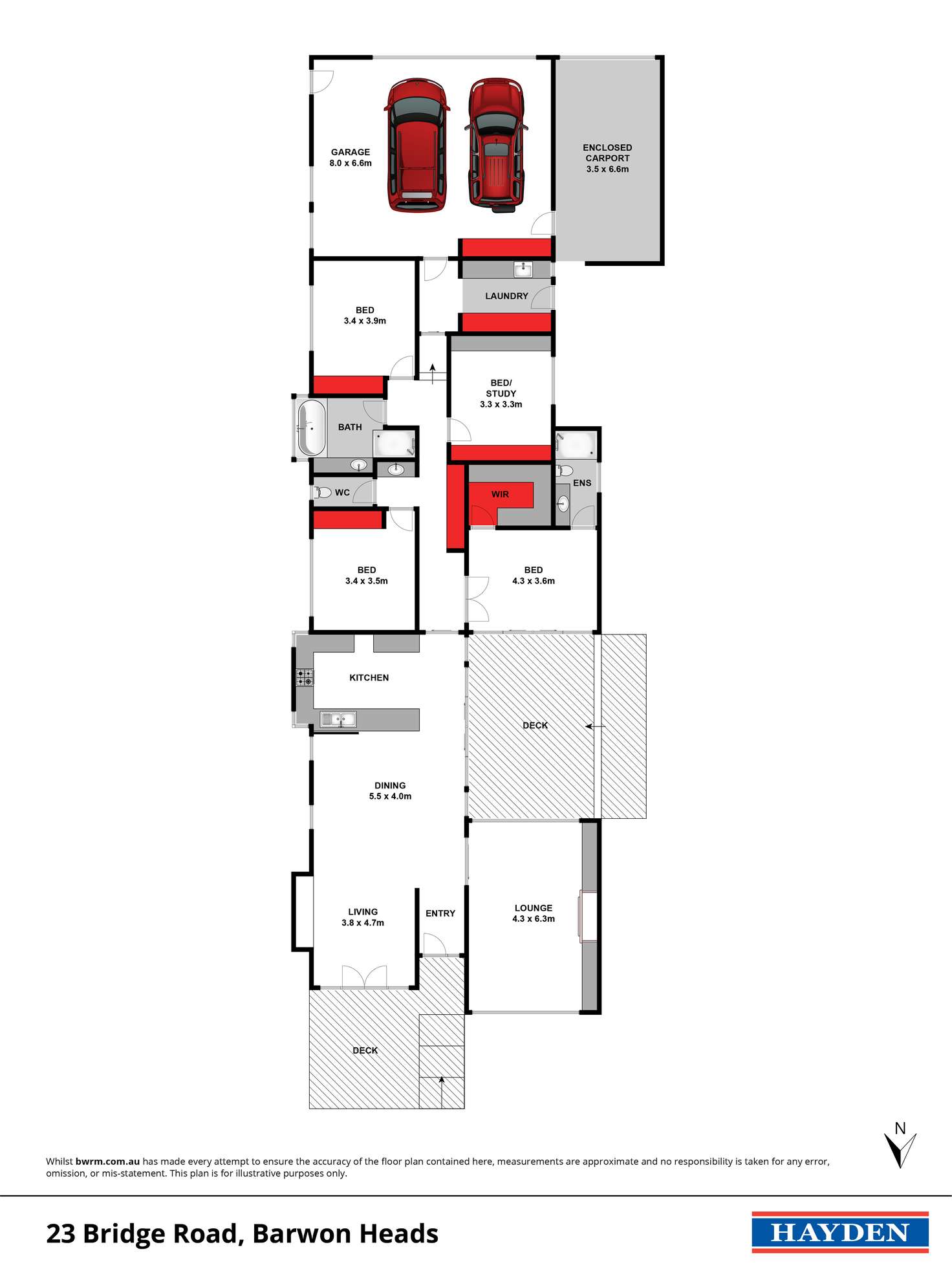 Floorplan of Homely house listing, 23 Bridge Road, Barwon Heads VIC 3227