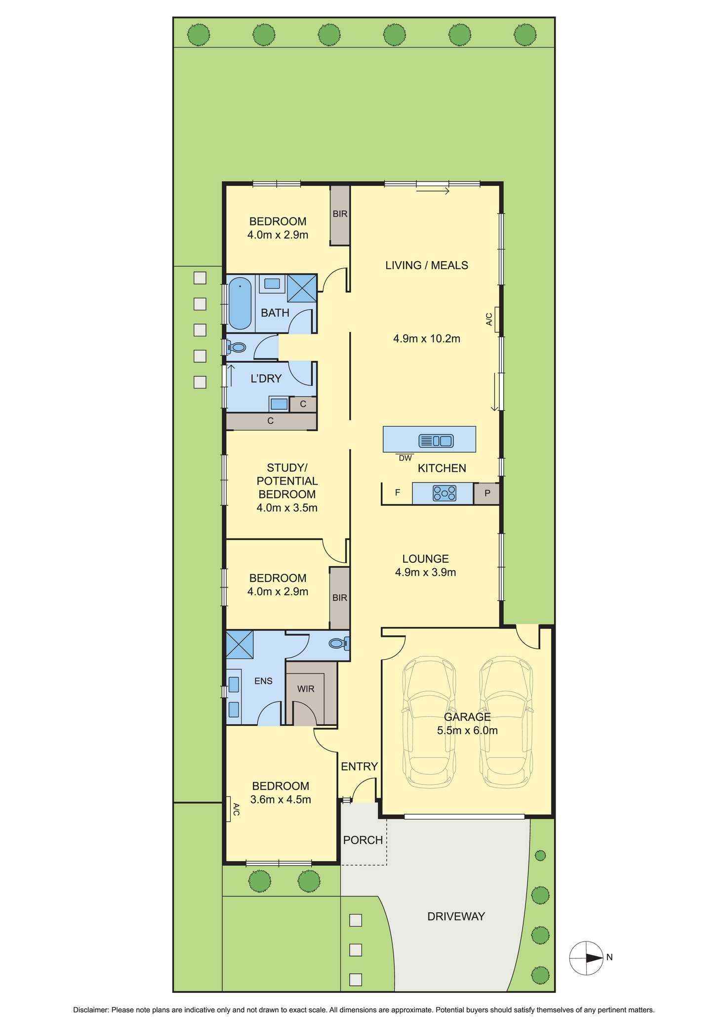 Floorplan of Homely house listing, 33 Starboard Drive, Doreen VIC 3754