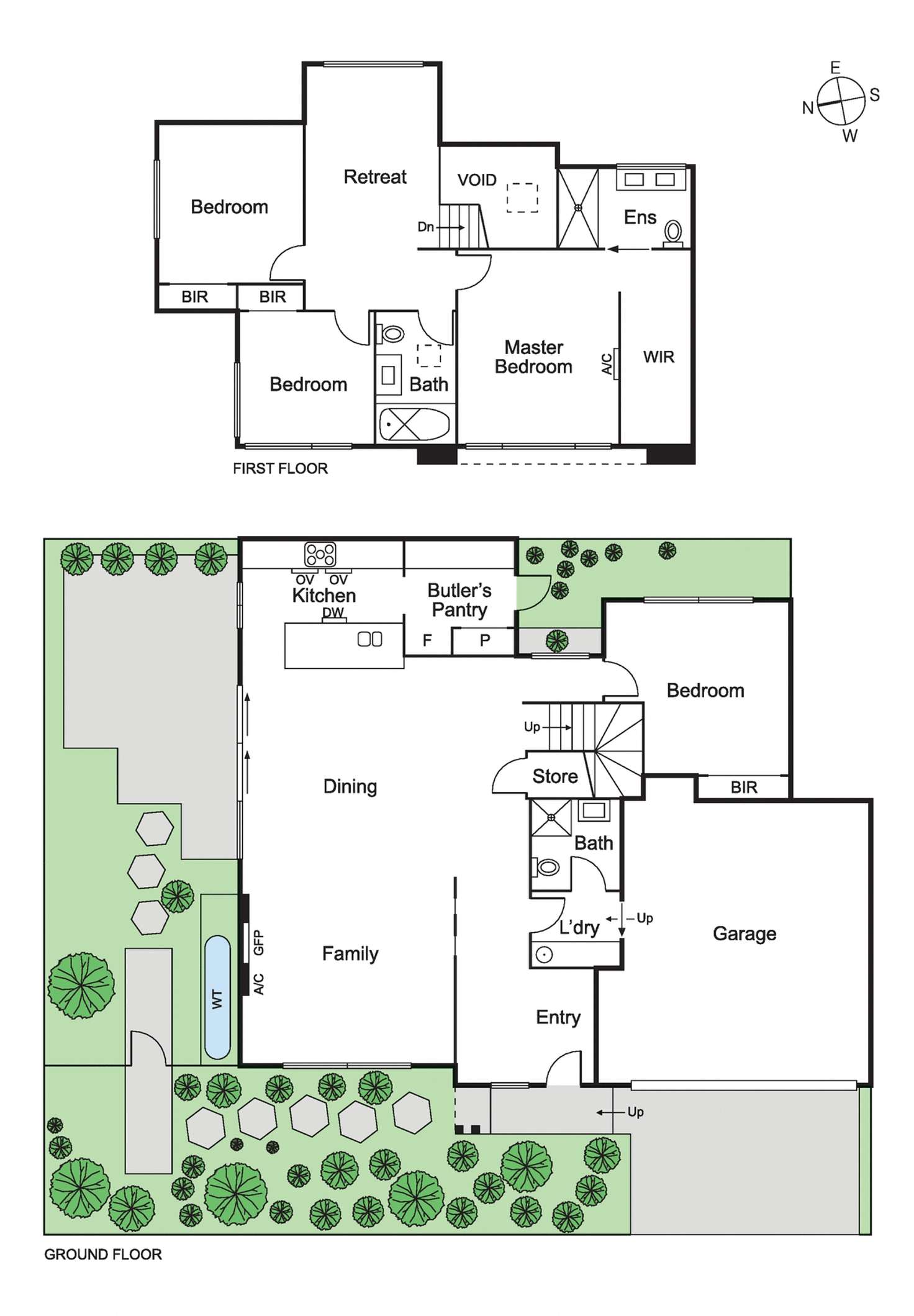 Floorplan of Homely townhouse listing, 18 Bolinda Street, Bentleigh VIC 3204