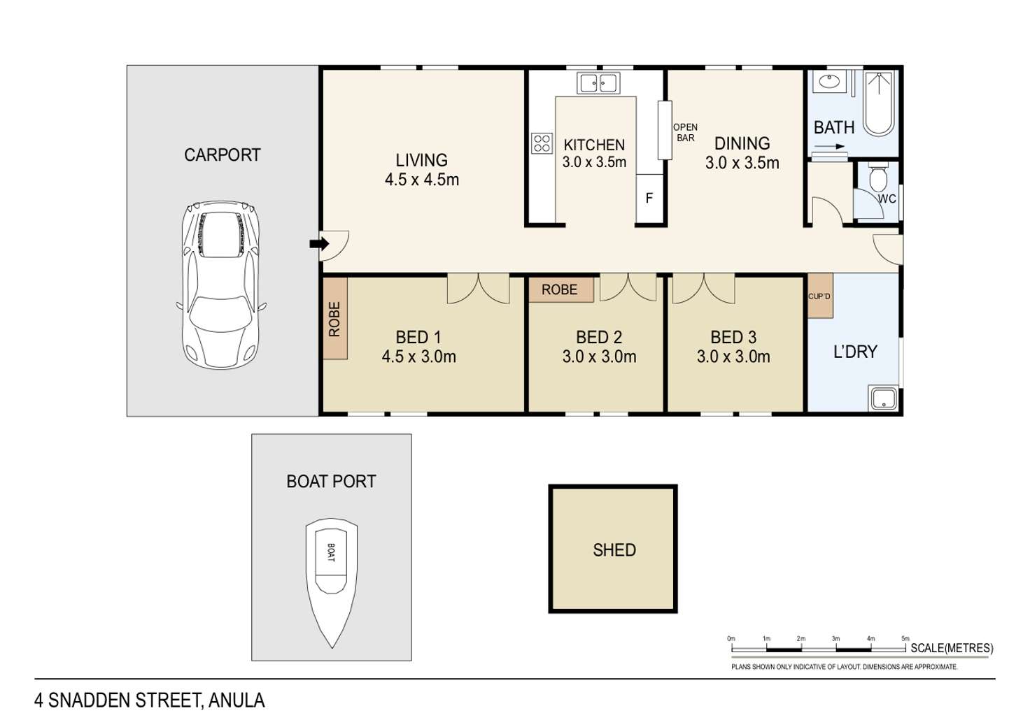 Floorplan of Homely house listing, 4 Snadden Street, Anula NT 812