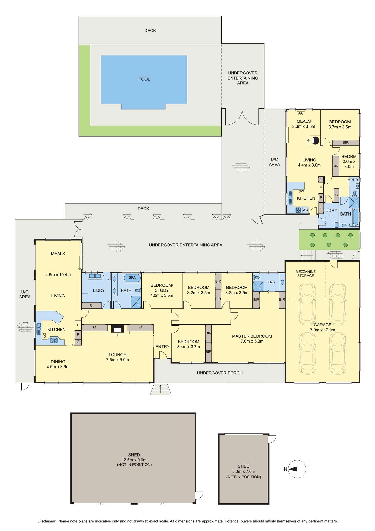 Floorplan of Homely house listing, 50 Charles Sturt Drive, Doreen VIC 3754
