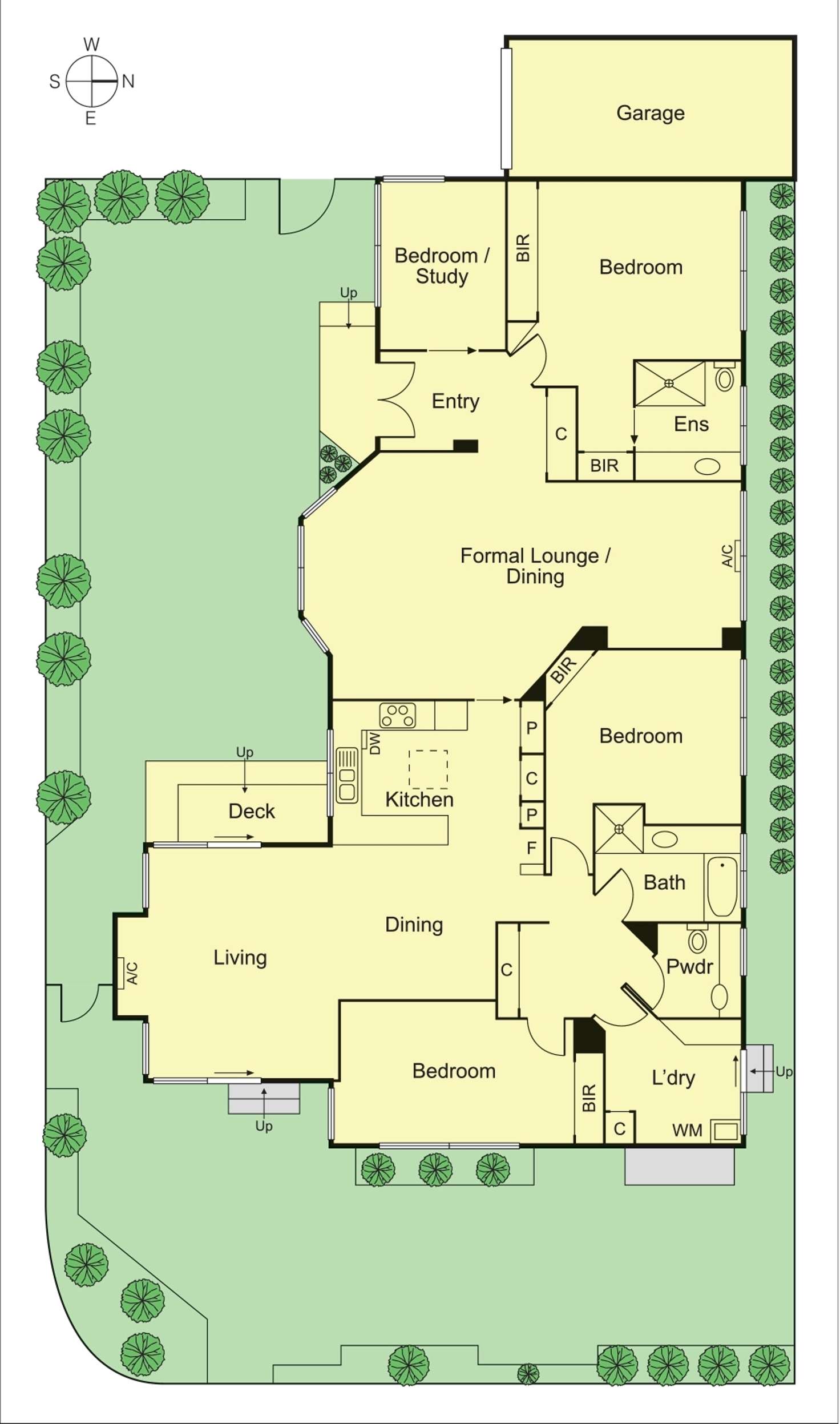 Floorplan of Homely unit listing, 1/16 Milton Street, Carnegie VIC 3163