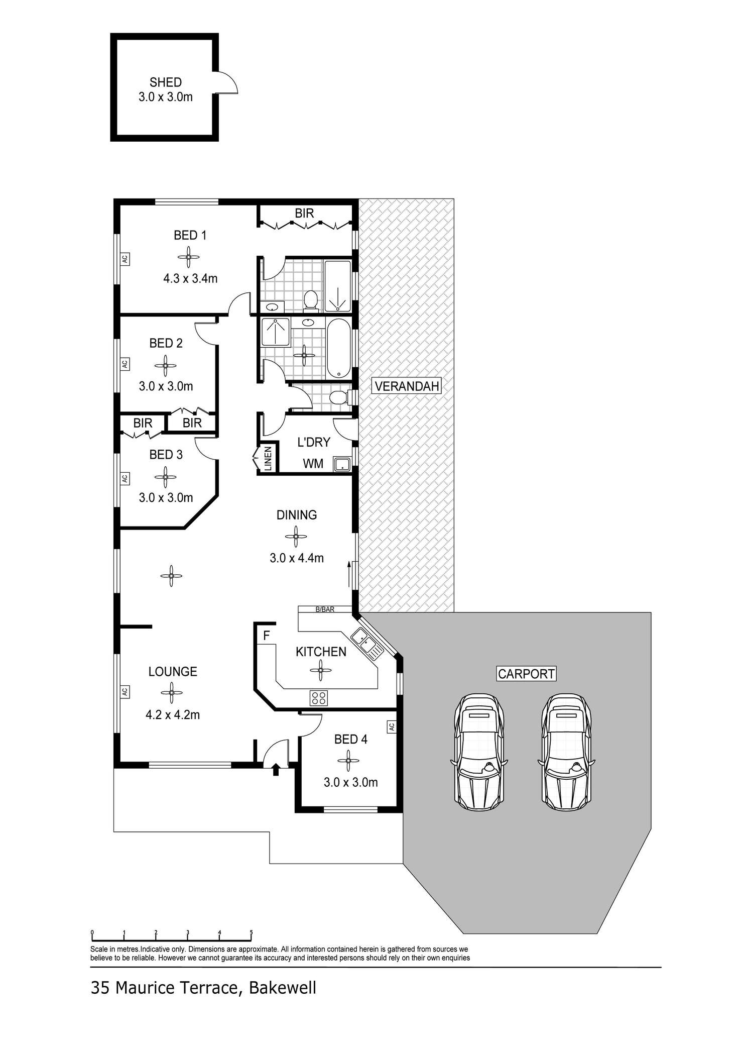 Floorplan of Homely house listing, 35 Maurice Terrace, Bakewell NT 832