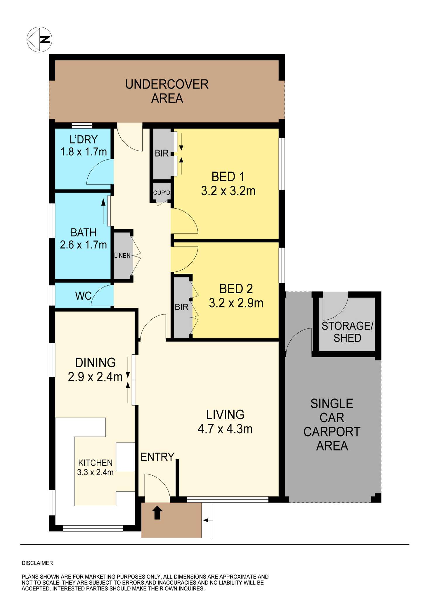 Floorplan of Homely house listing, 7/209 Leith Street, Redan VIC 3350