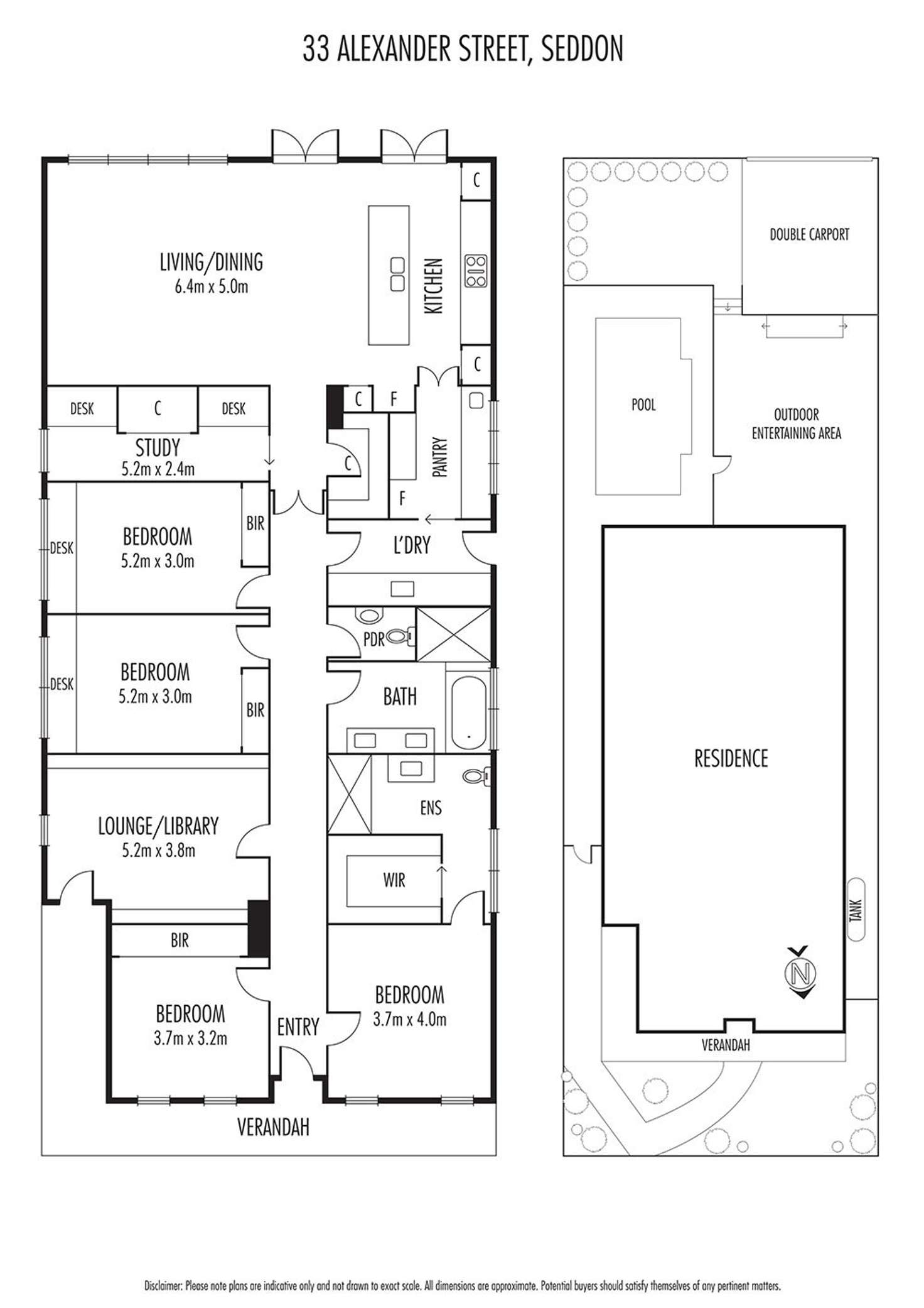 Floorplan of Homely house listing, 33 Alexander Street, Seddon VIC 3011