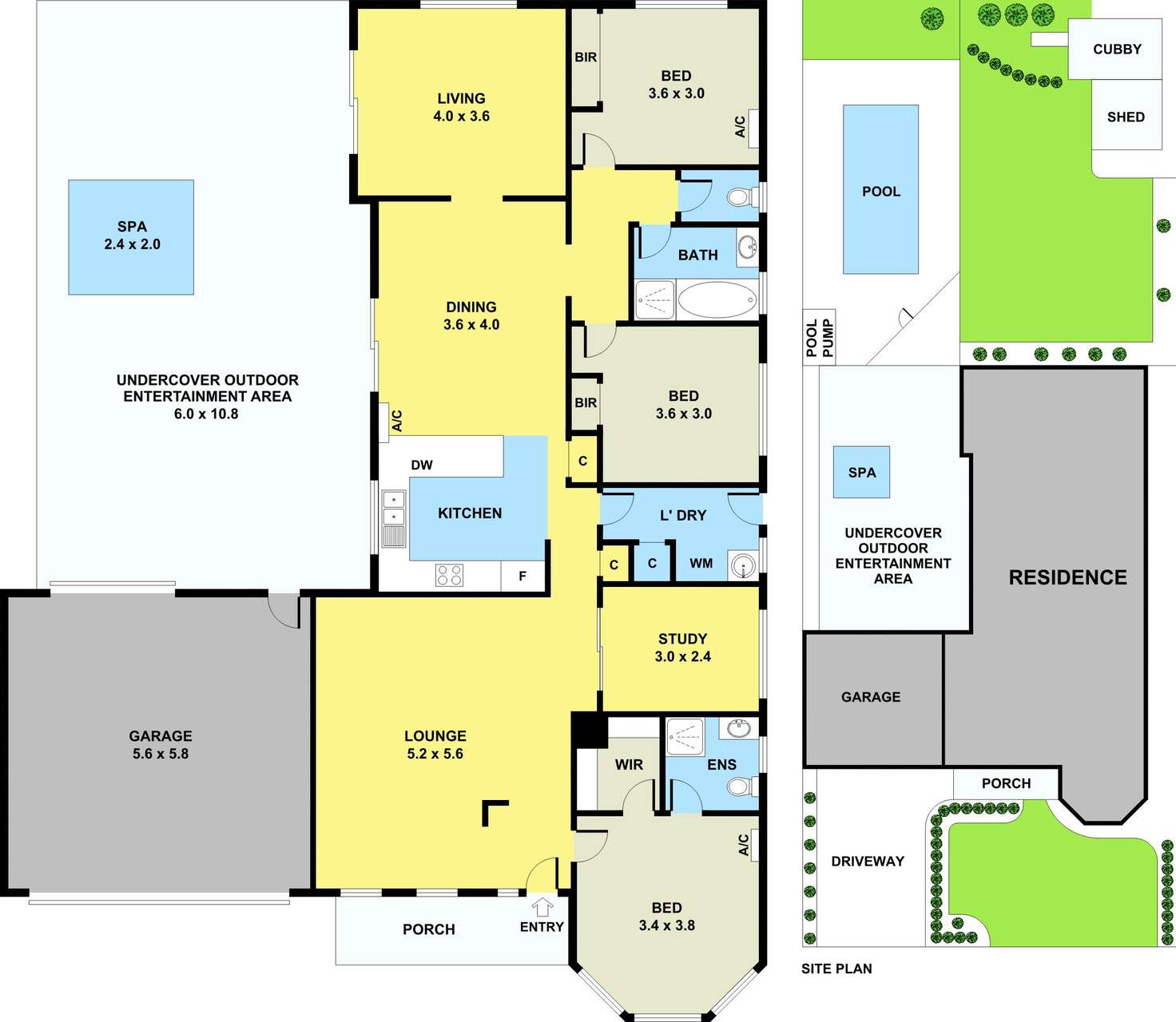 Floorplan of Homely house listing, 13 Kalastaire Grove, Berwick VIC 3806