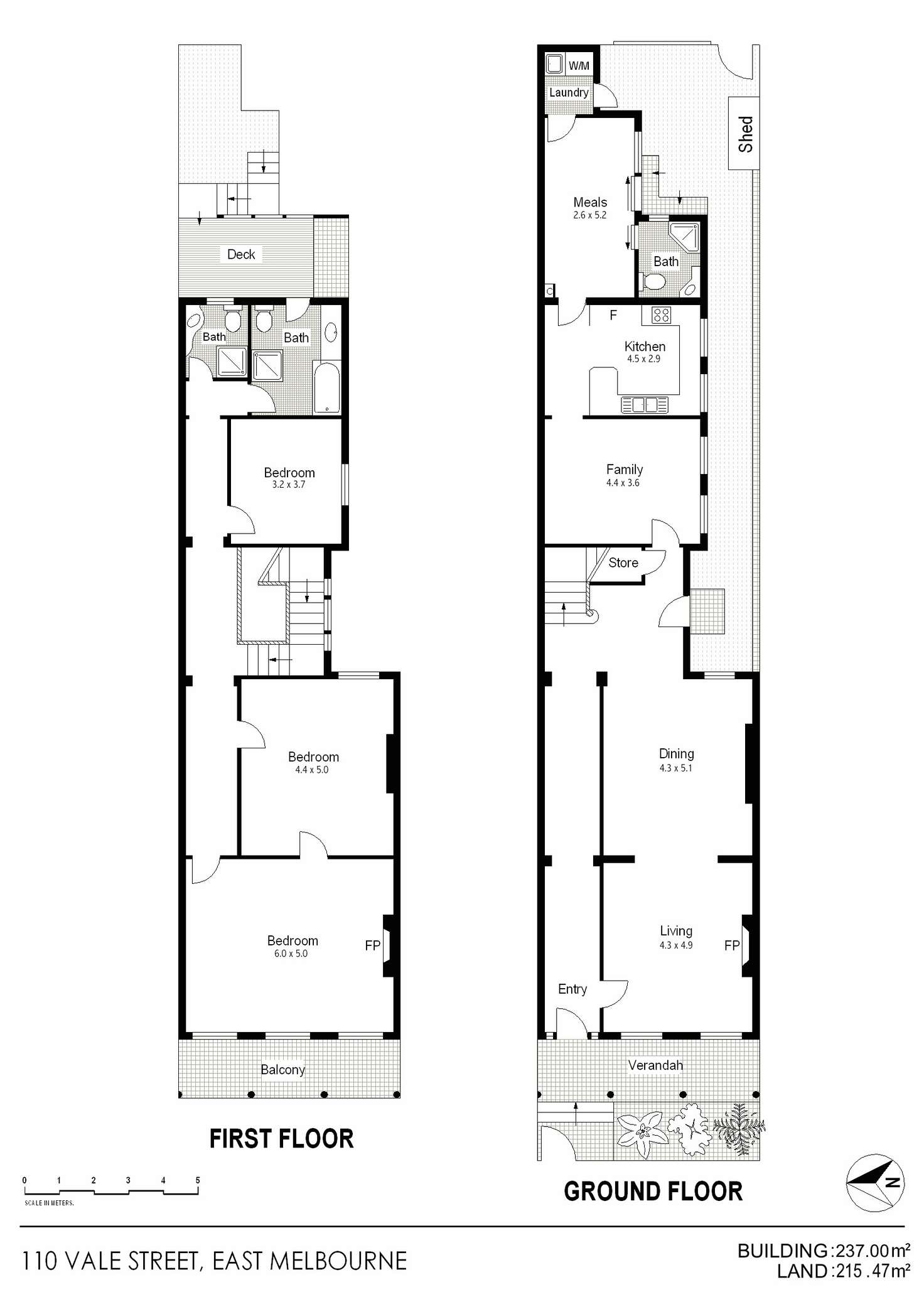 Floorplan of Homely terrace listing, 110 Vale Street, East Melbourne VIC 3002