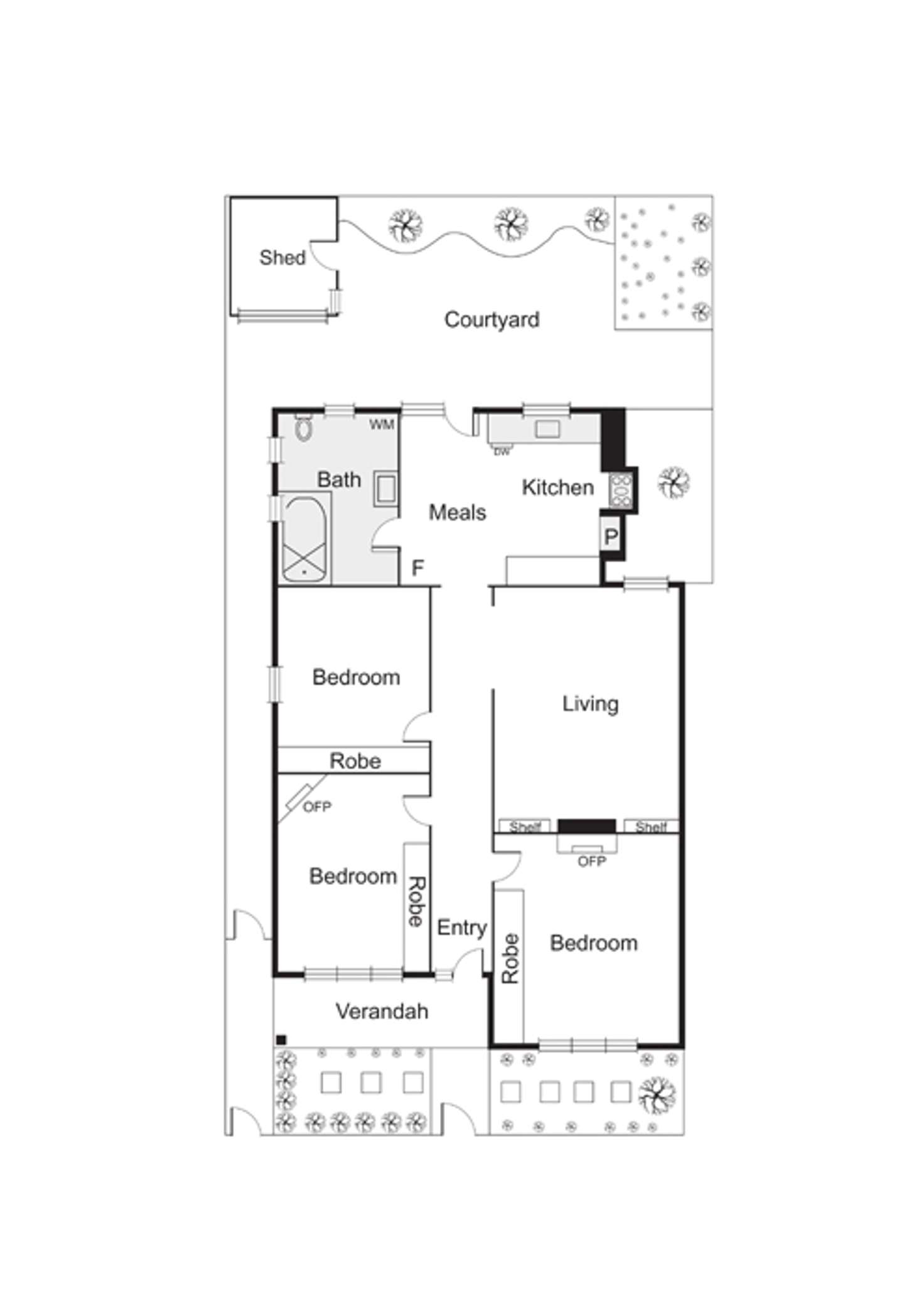 Floorplan of Homely house listing, 81 Erskine Street, Middle Park VIC 3206