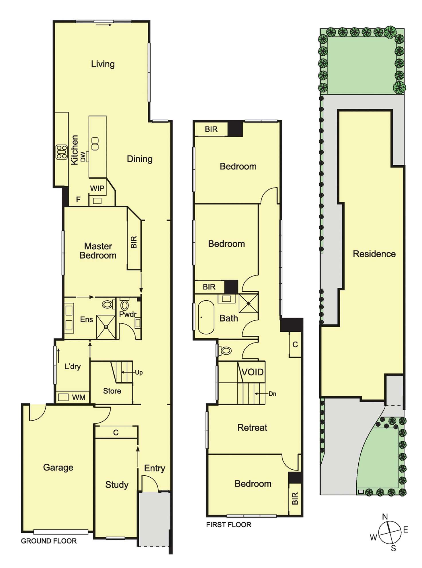 Floorplan of Homely townhouse listing, 99a Parkmore Road, Bentleigh East VIC 3165