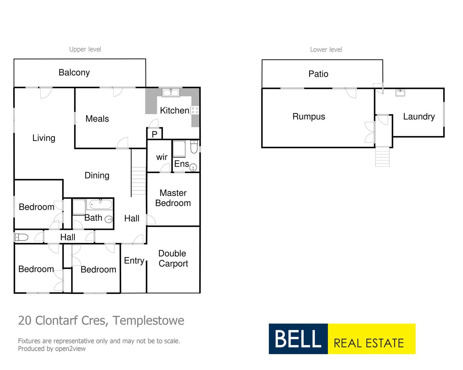 Floorplan of Homely house listing, 20 Clontarf Crescent, Templestowe VIC 3106