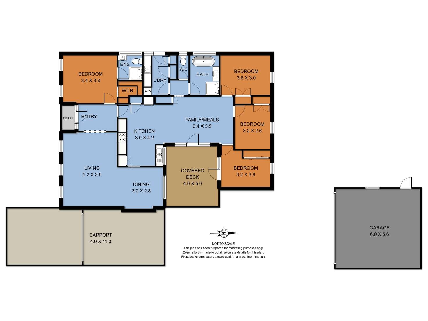 Floorplan of Homely house listing, 11 Rothan Avenue, Boronia VIC 3155