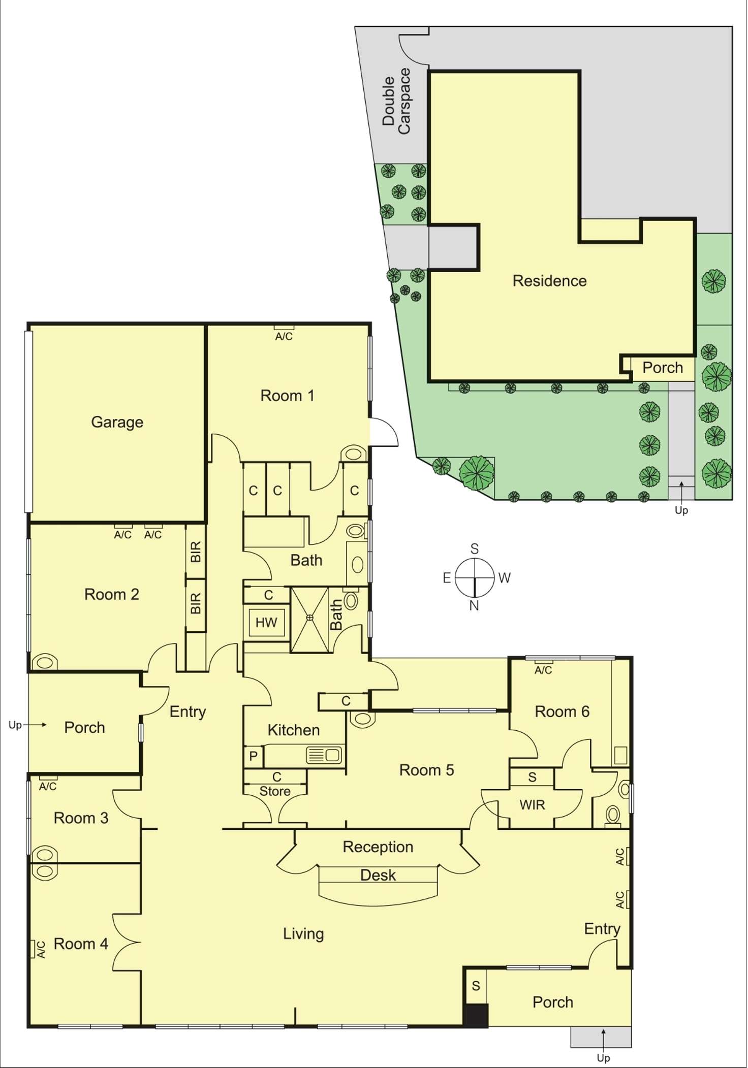 Floorplan of Homely house listing, 1 & 1A Balaclava Road, St Kilda East VIC 3183