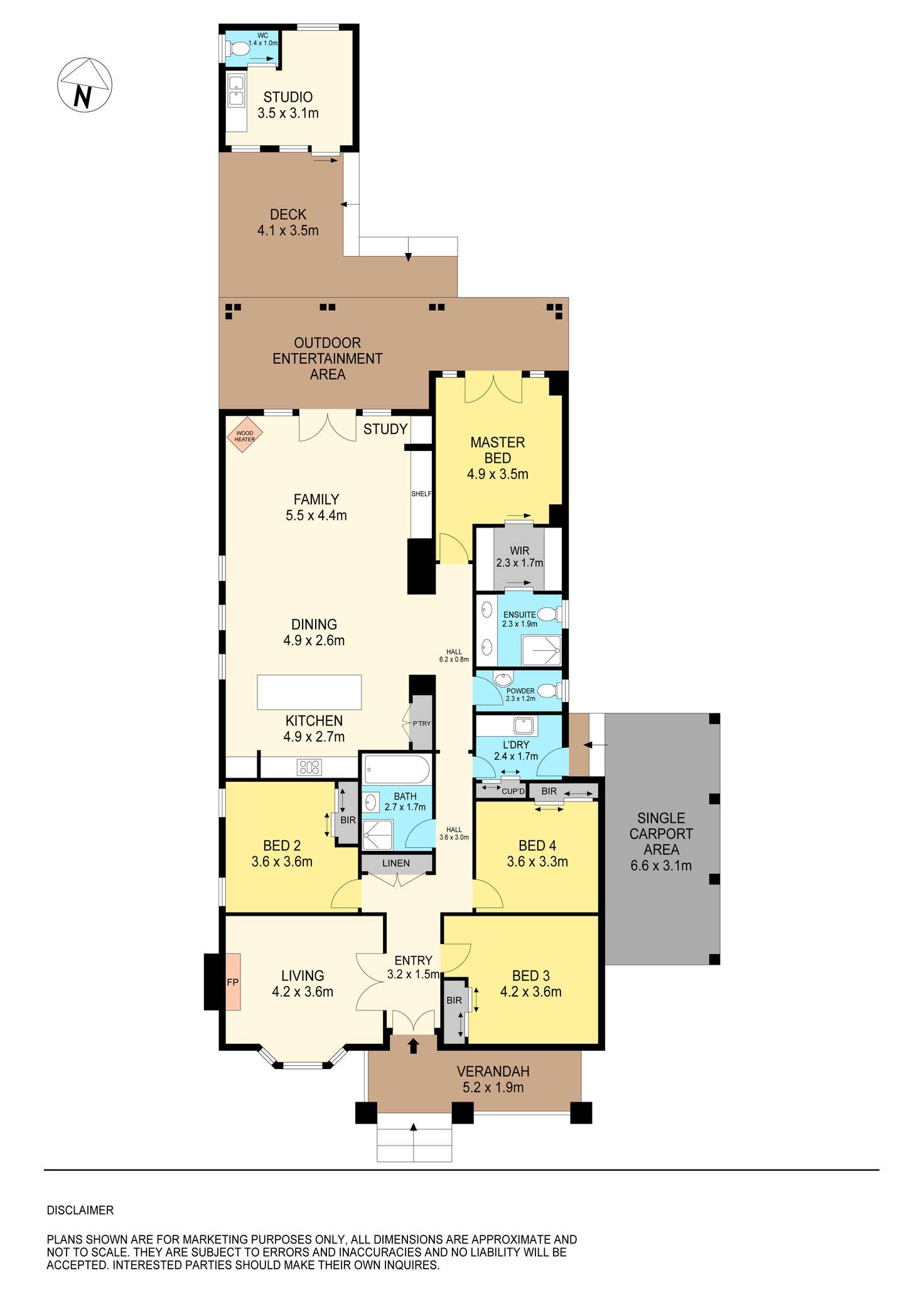 Floorplan of Homely house listing, 605 Eureka Street, Ballarat East VIC 3350