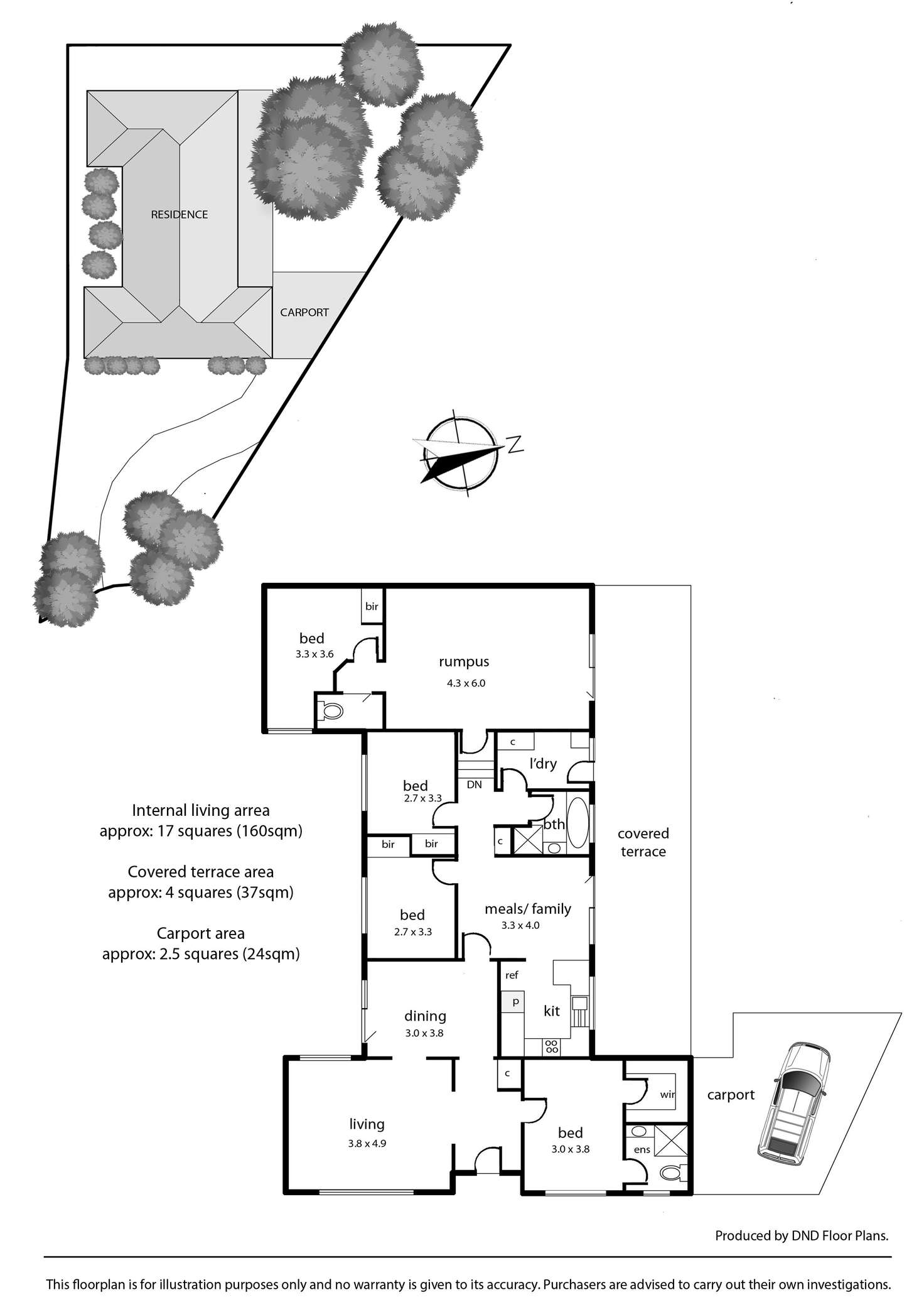 Floorplan of Homely house listing, 17 Donald Court, Boronia VIC 3155