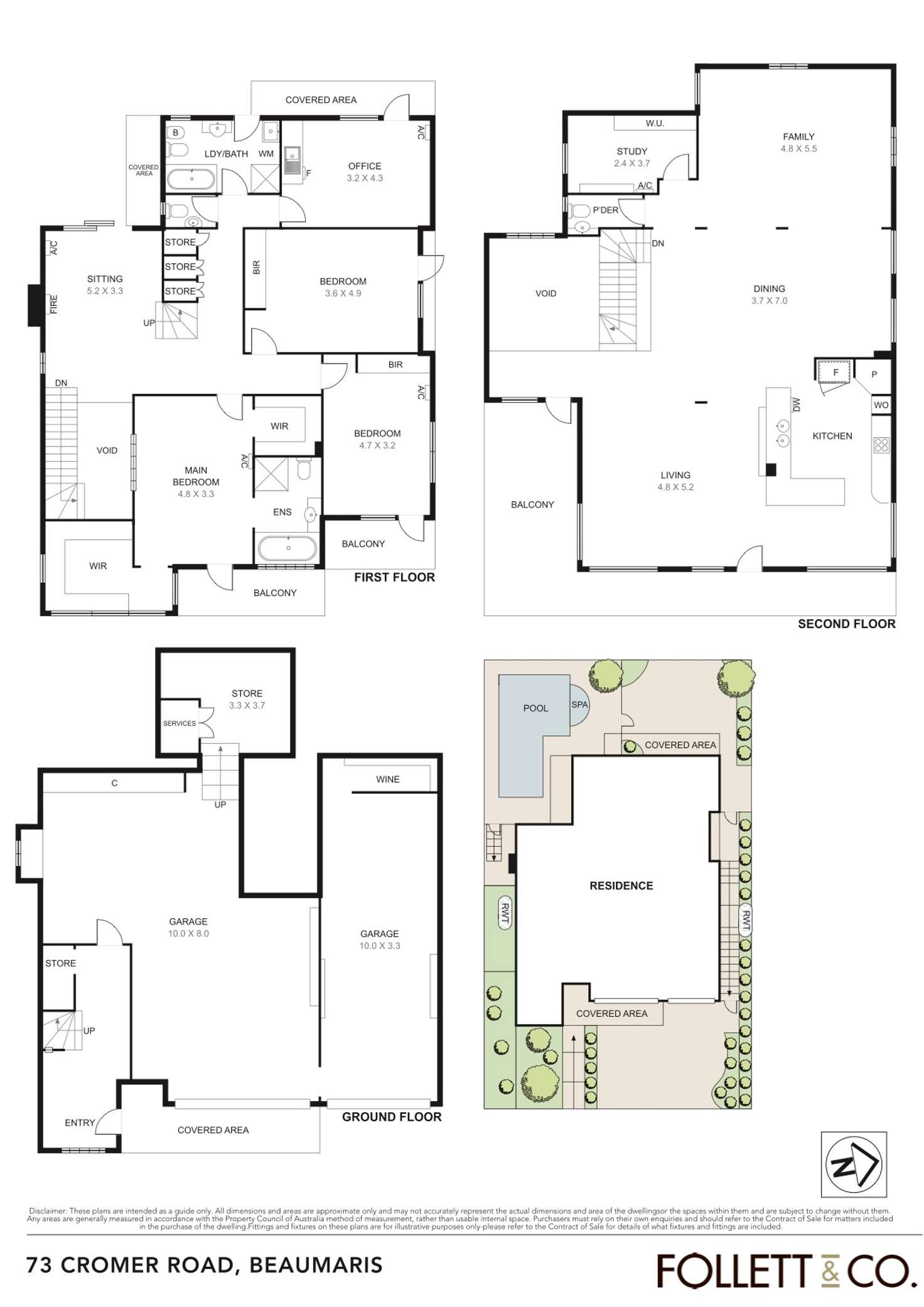 Floorplan of Homely house listing, 73 Cromer Road, Beaumaris VIC 3193