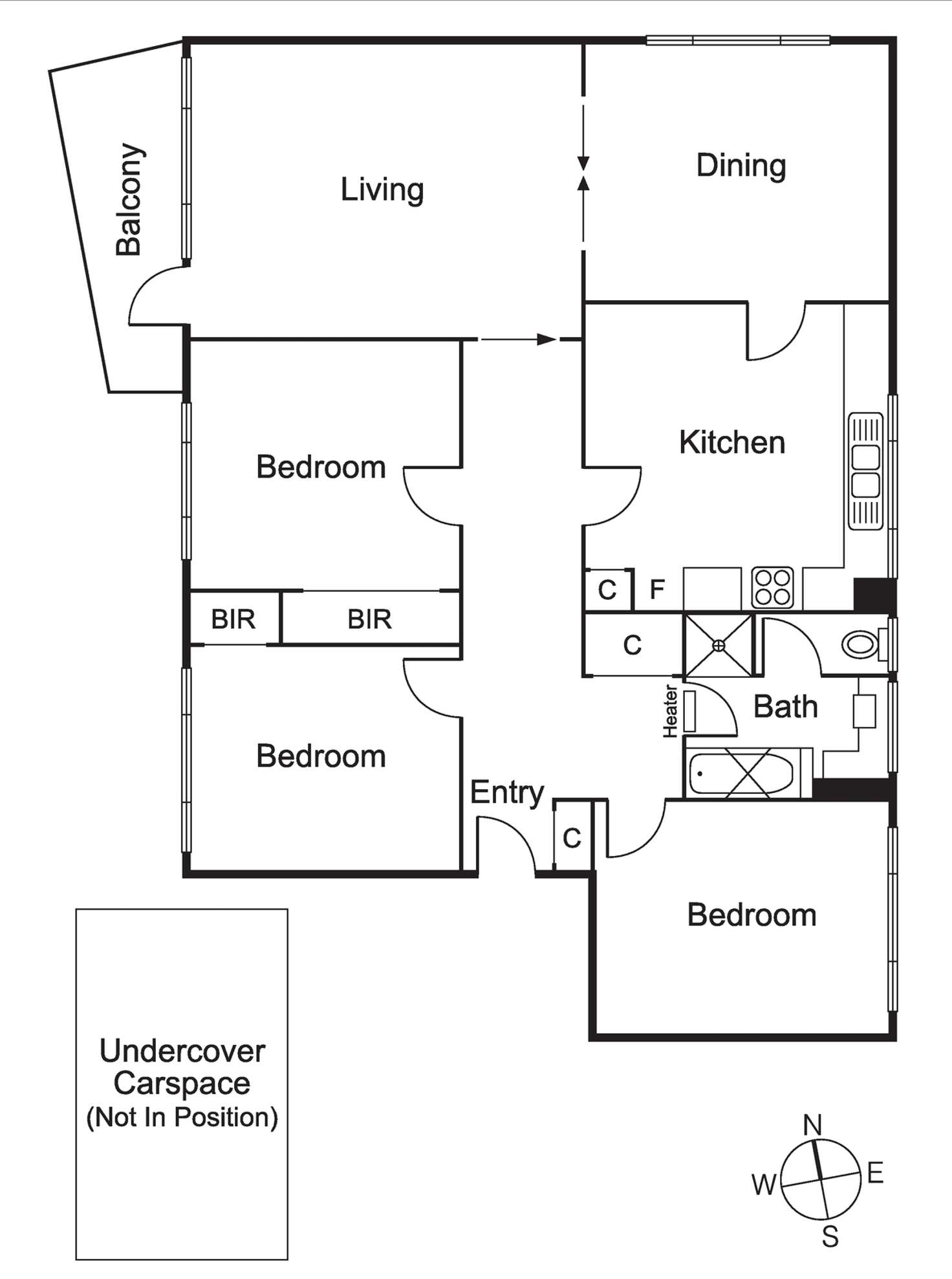 Floorplan of Homely apartment listing, 5/172 Wattletree Road, Malvern VIC 3144