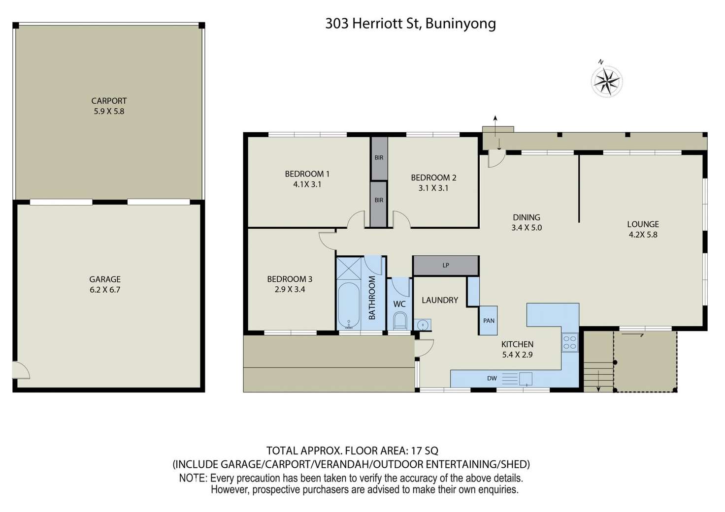 Floorplan of Homely house listing, 303 Herriott Street, Buninyong VIC 3357