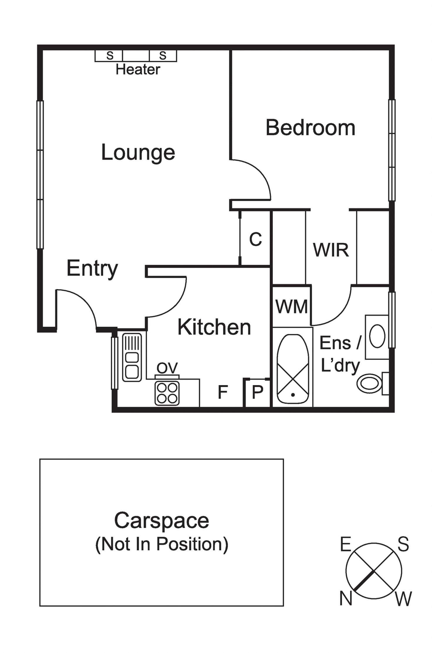 Floorplan of Homely apartment listing, 13/54 Railway Road, Carnegie VIC 3163