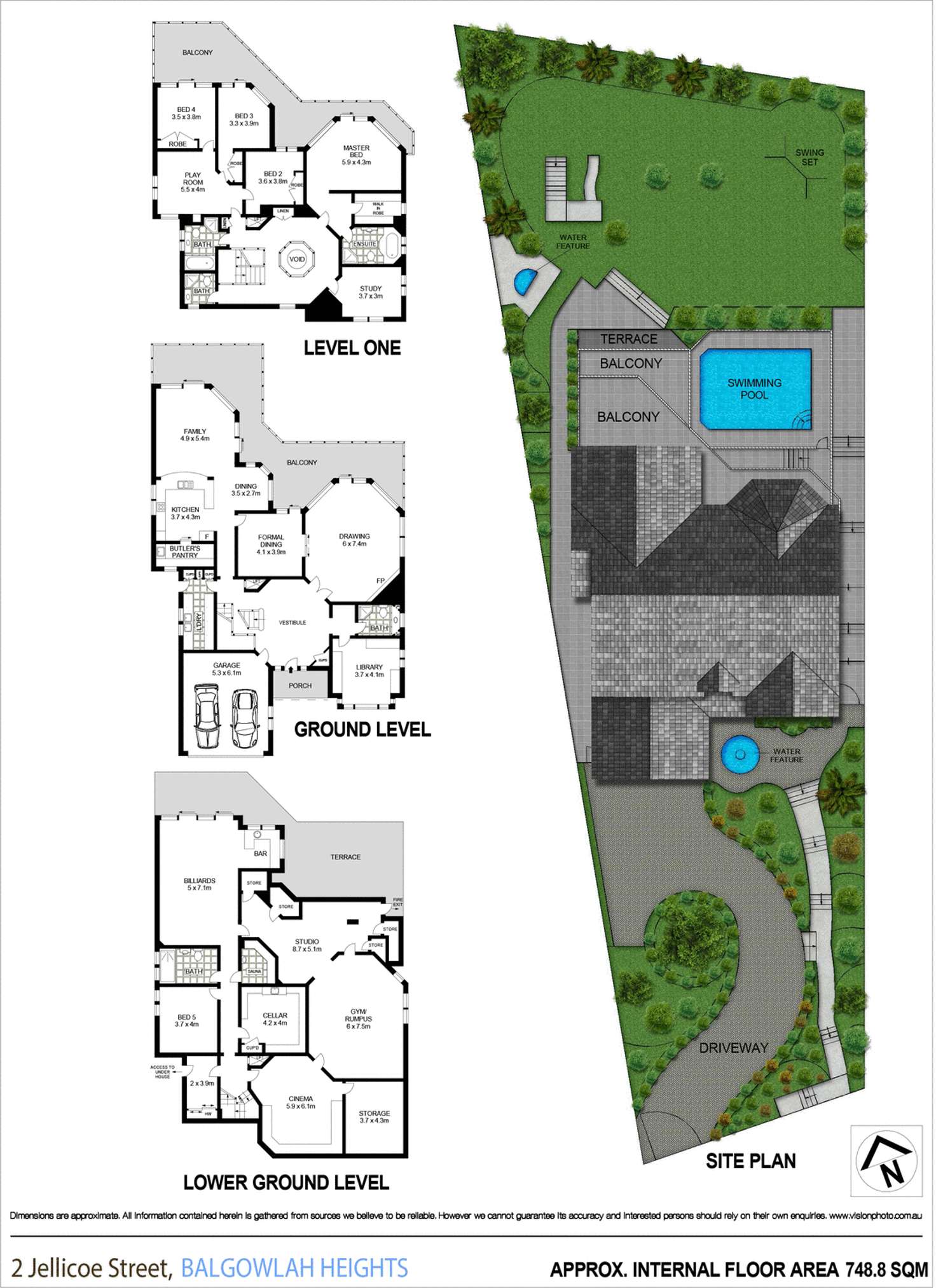 Floorplan of Homely house listing, 2 Jellicoe Street, Balgowlah Heights NSW 2093