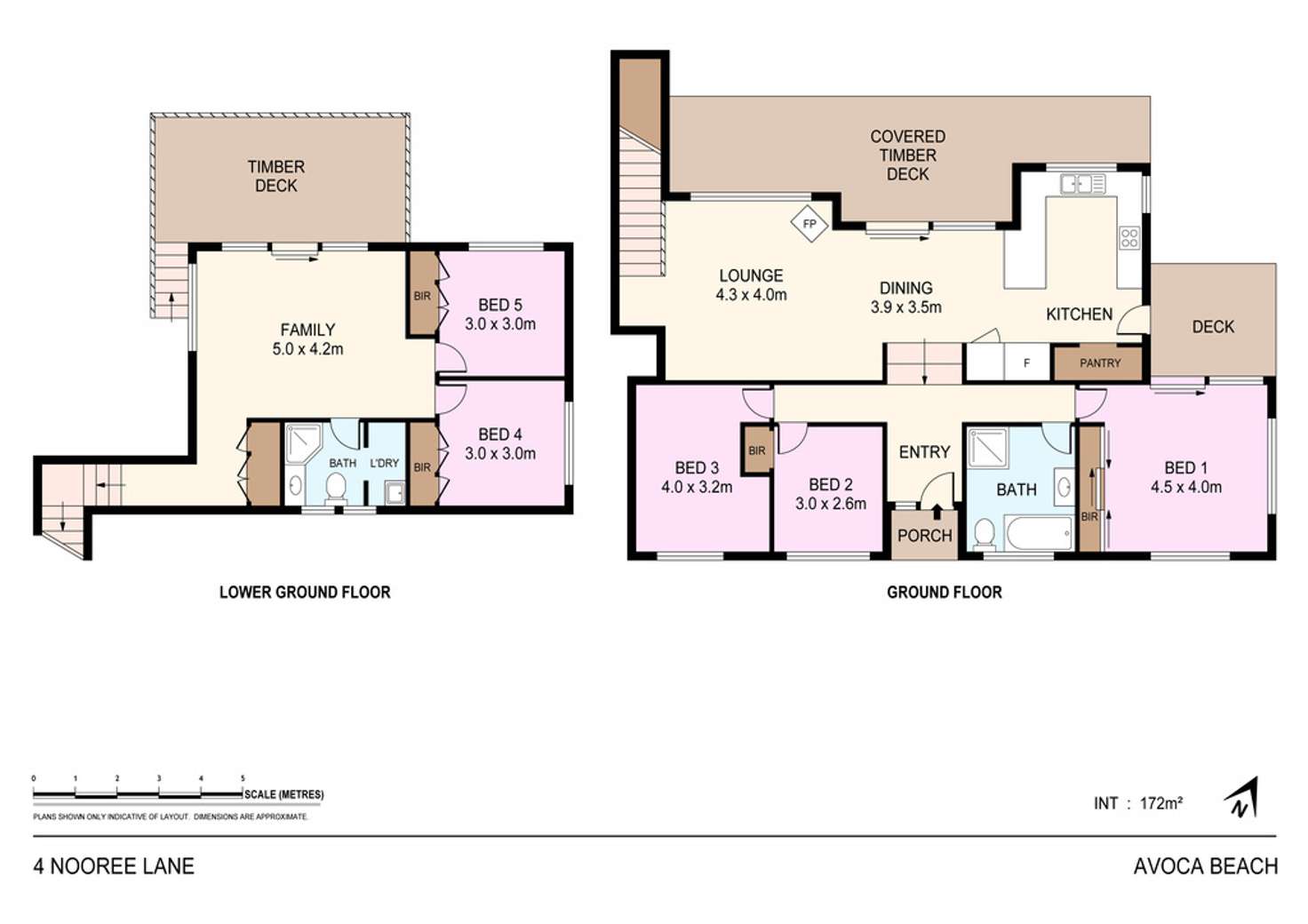 Floorplan of Homely house listing, 4 Nooree Lane, Avoca Beach NSW 2251