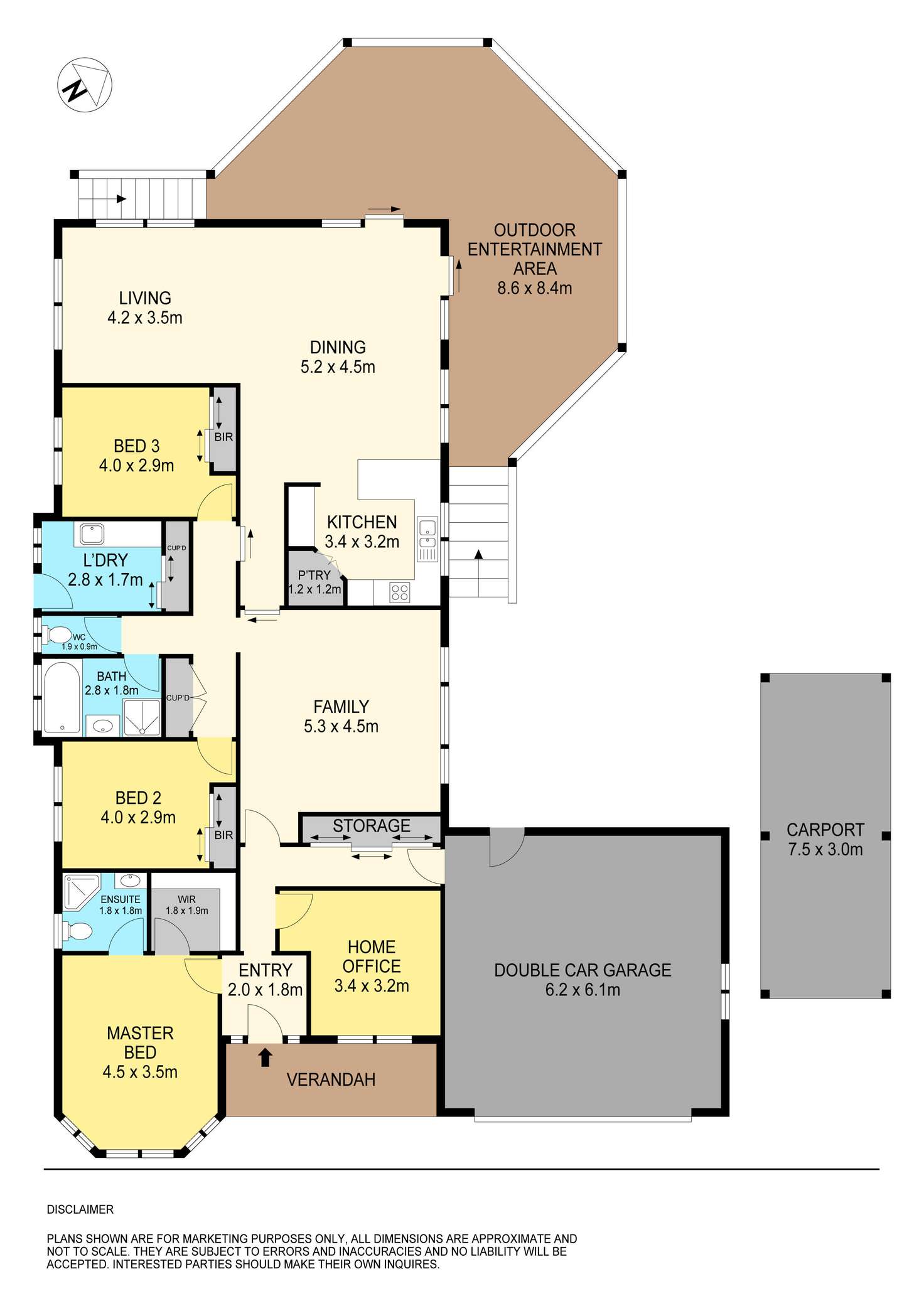 Floorplan of Homely house listing, 17 Heights Crescent, Ballarat North VIC 3350