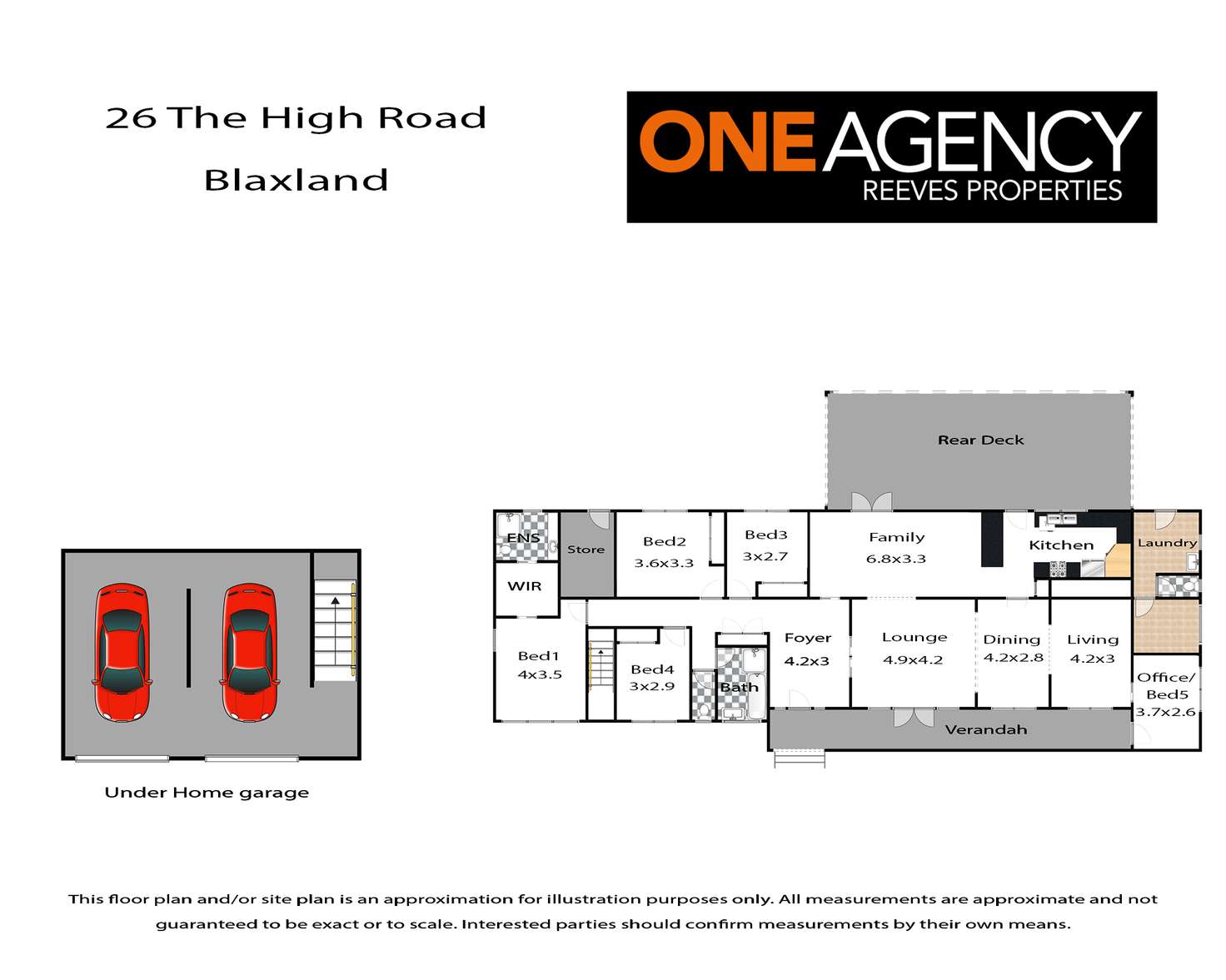Floorplan of Homely house listing, 26 The High Road, Blaxland NSW 2774