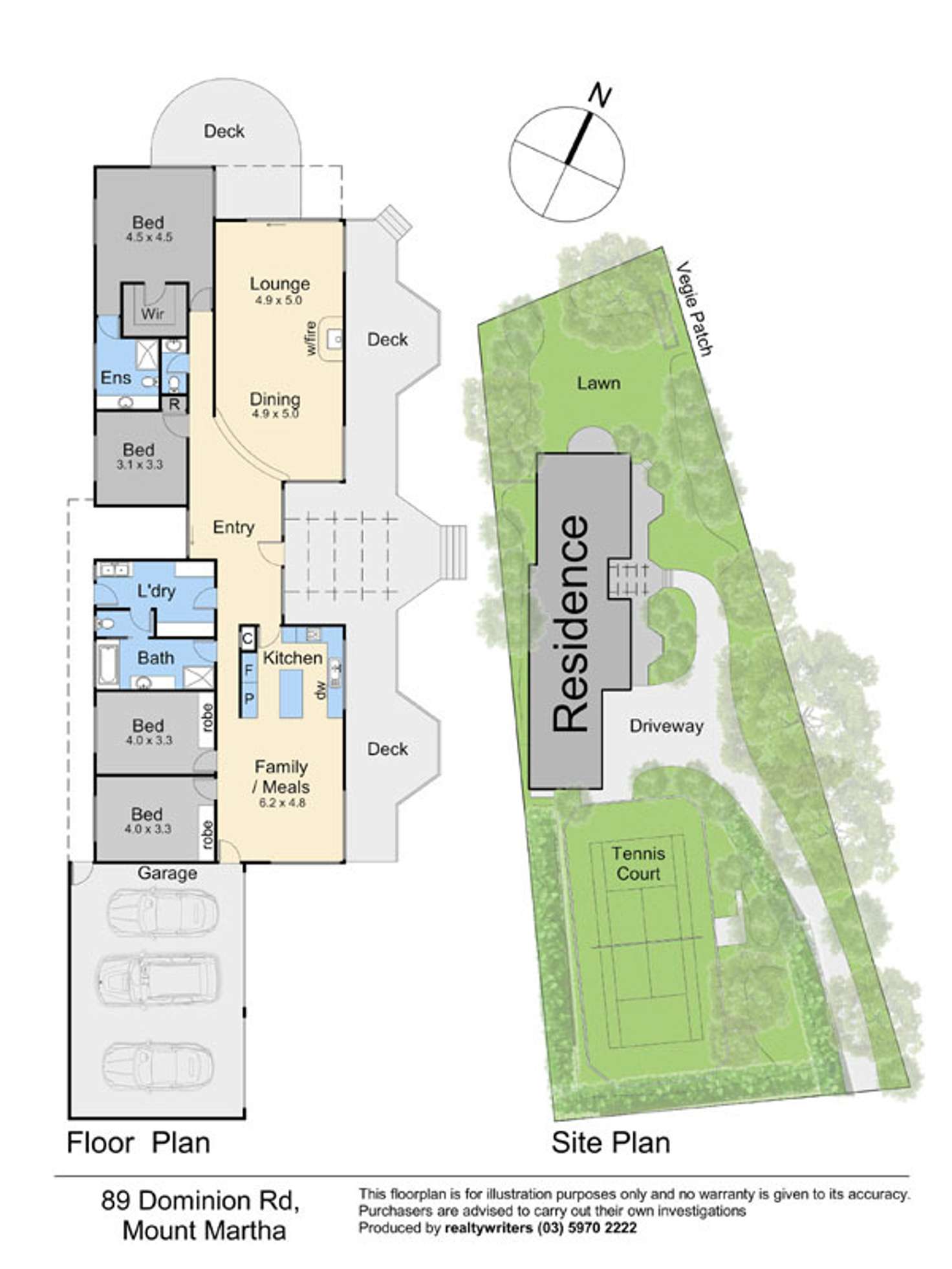 Floorplan of Homely house listing, 89 Dominion Road, Mount Martha VIC 3934