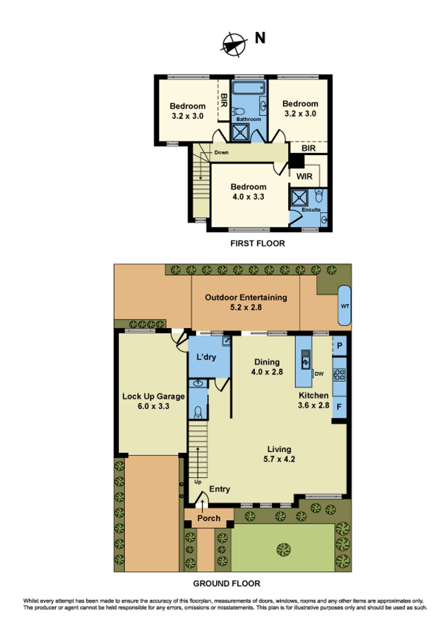 Floorplan of Homely townhouse listing, 51B MacDonald Avenue, Altona North VIC 3025