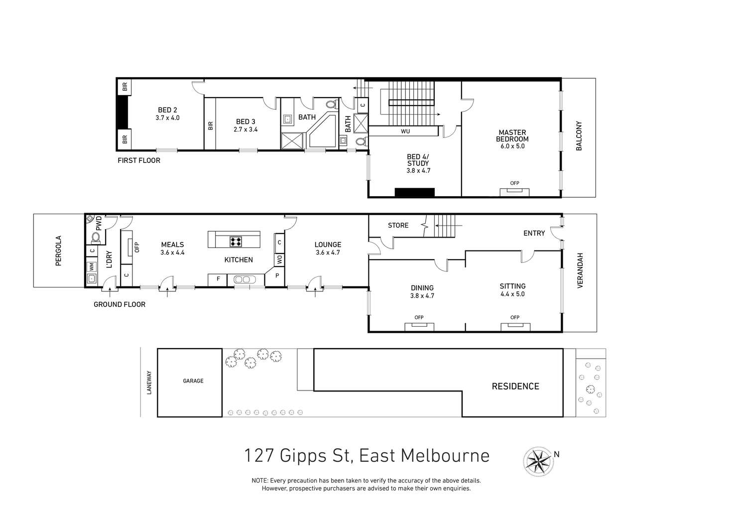 Floorplan of Homely house listing, 127 Gipps Street, East Melbourne VIC 3002