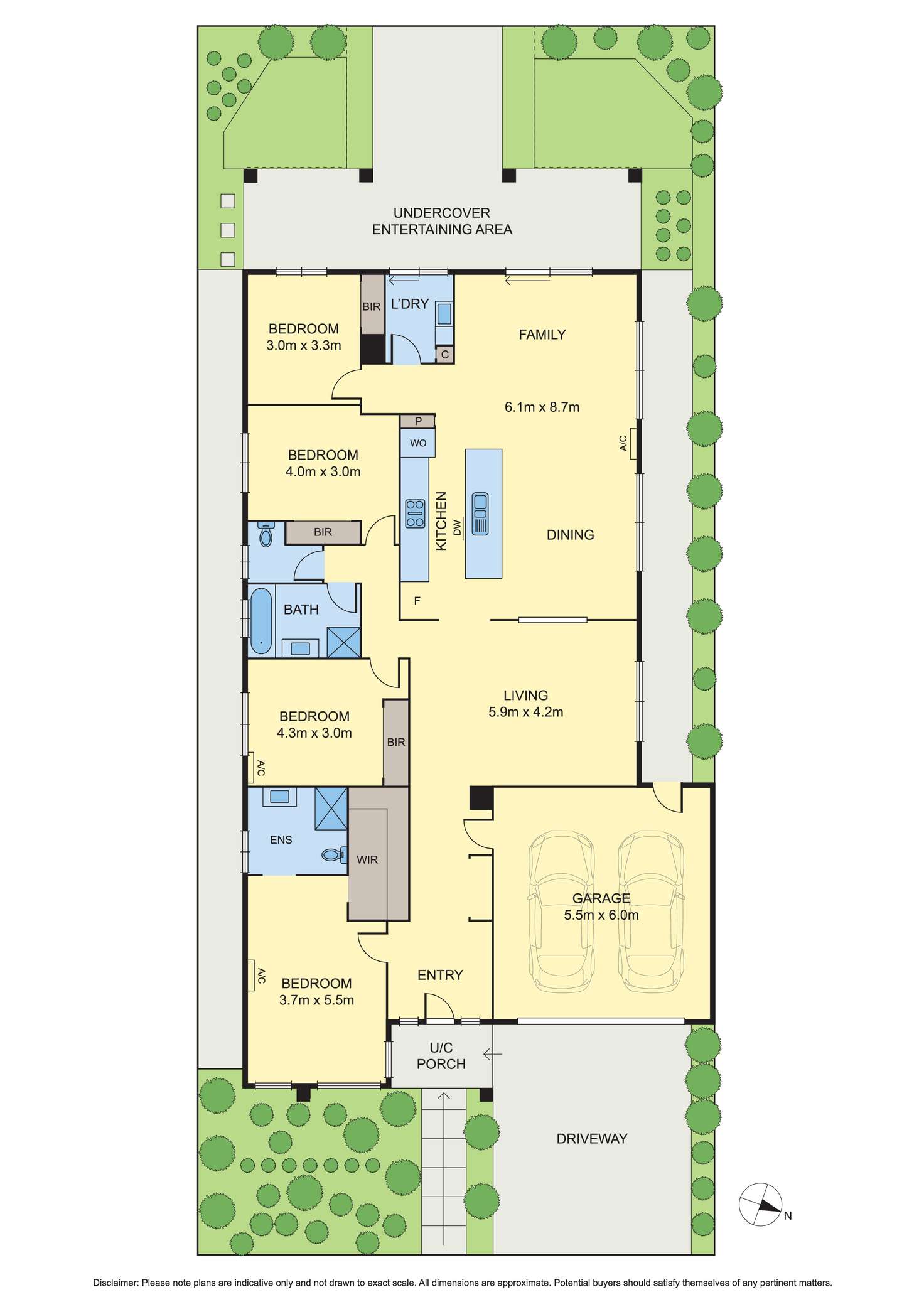 Floorplan of Homely house listing, 11 Laurimar Boulevard, Doreen VIC 3754