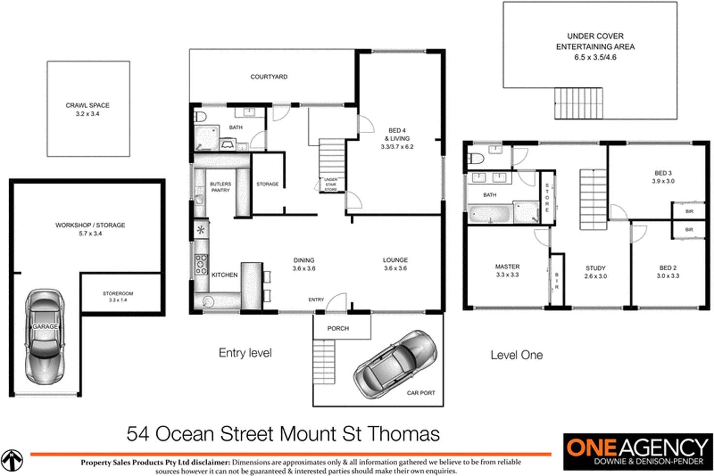 Floorplan of Homely house listing, 54 Ocean Street, Mount Saint Thomas NSW 2500