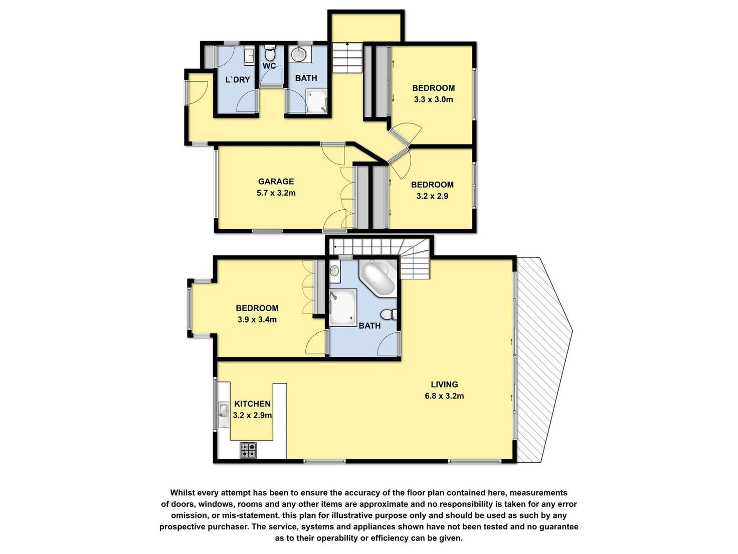 Floorplan of Homely townhouse listing, 2/10 Banksia Court, Apollo Bay VIC 3233