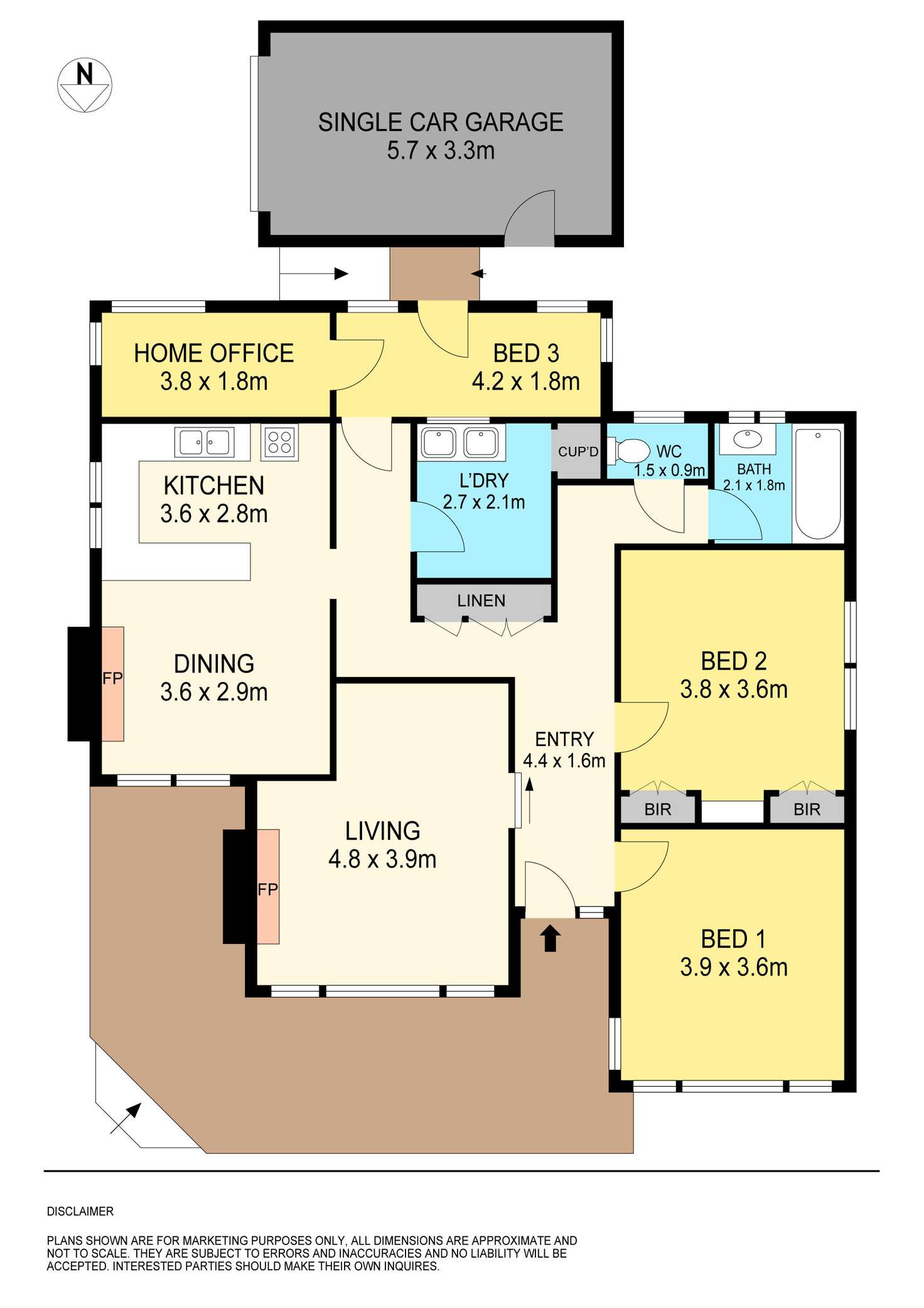 Floorplan of Homely house listing, 501 Eyre Street, Ballarat Central VIC 3350