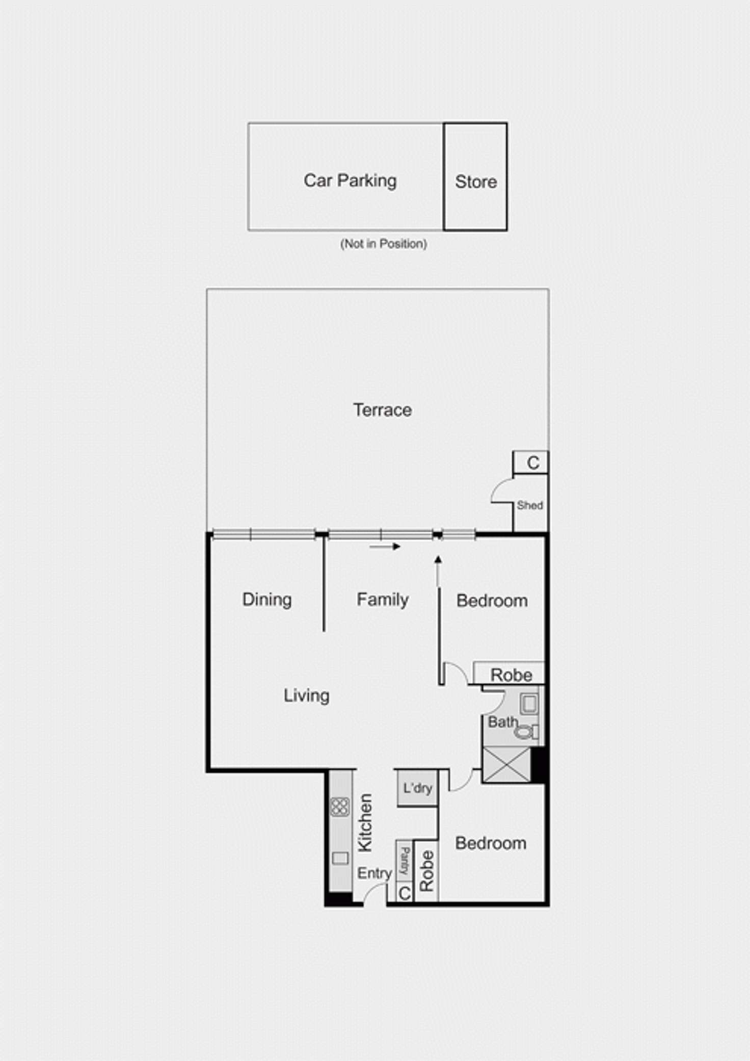 Floorplan of Homely apartment listing, 123/135 Inkerman Street, St Kilda VIC 3182