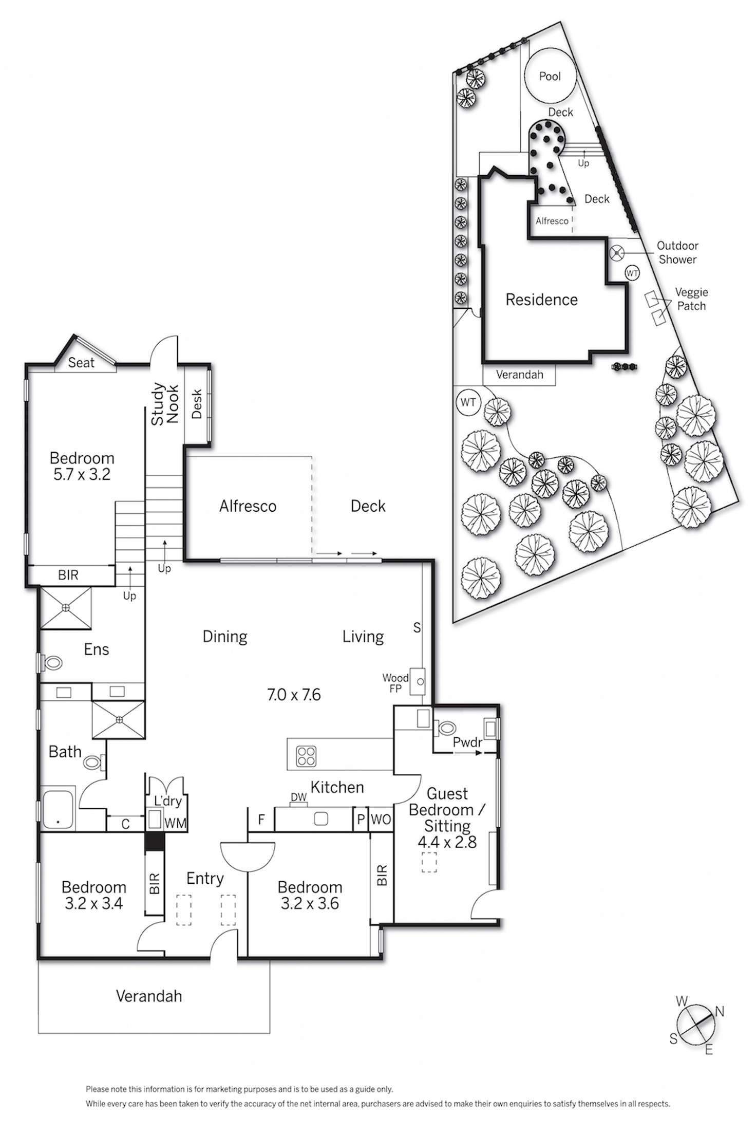 Floorplan of Homely house listing, 76 Adelaide Street, Blairgowrie VIC 3942