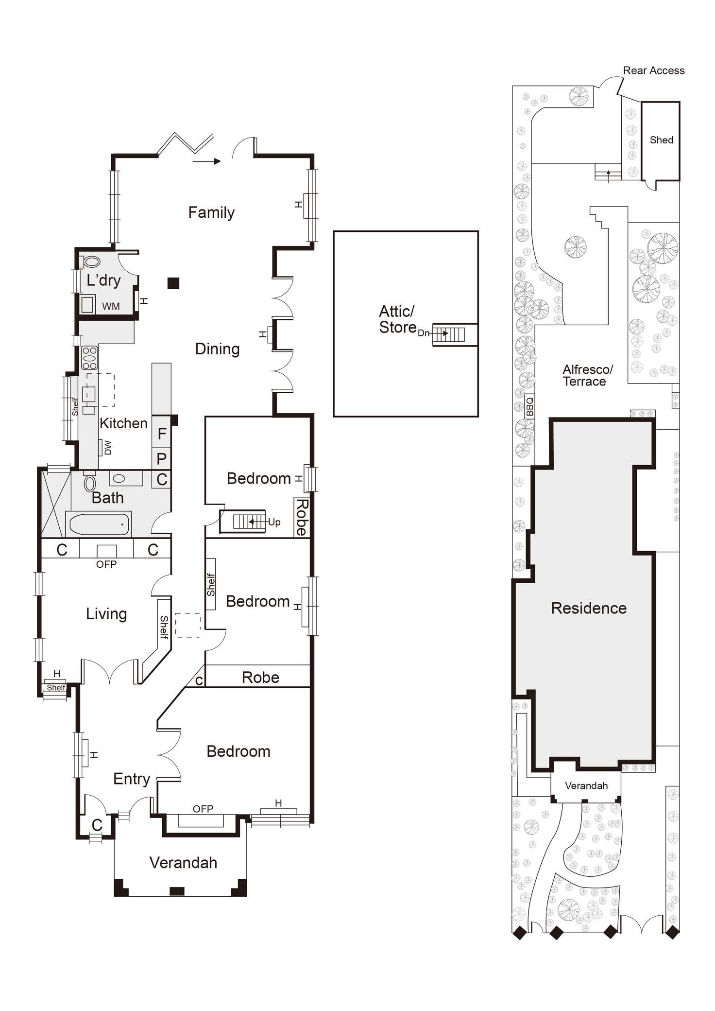 Floorplan of Homely house listing, 76 Broadway, Elwood VIC 3184