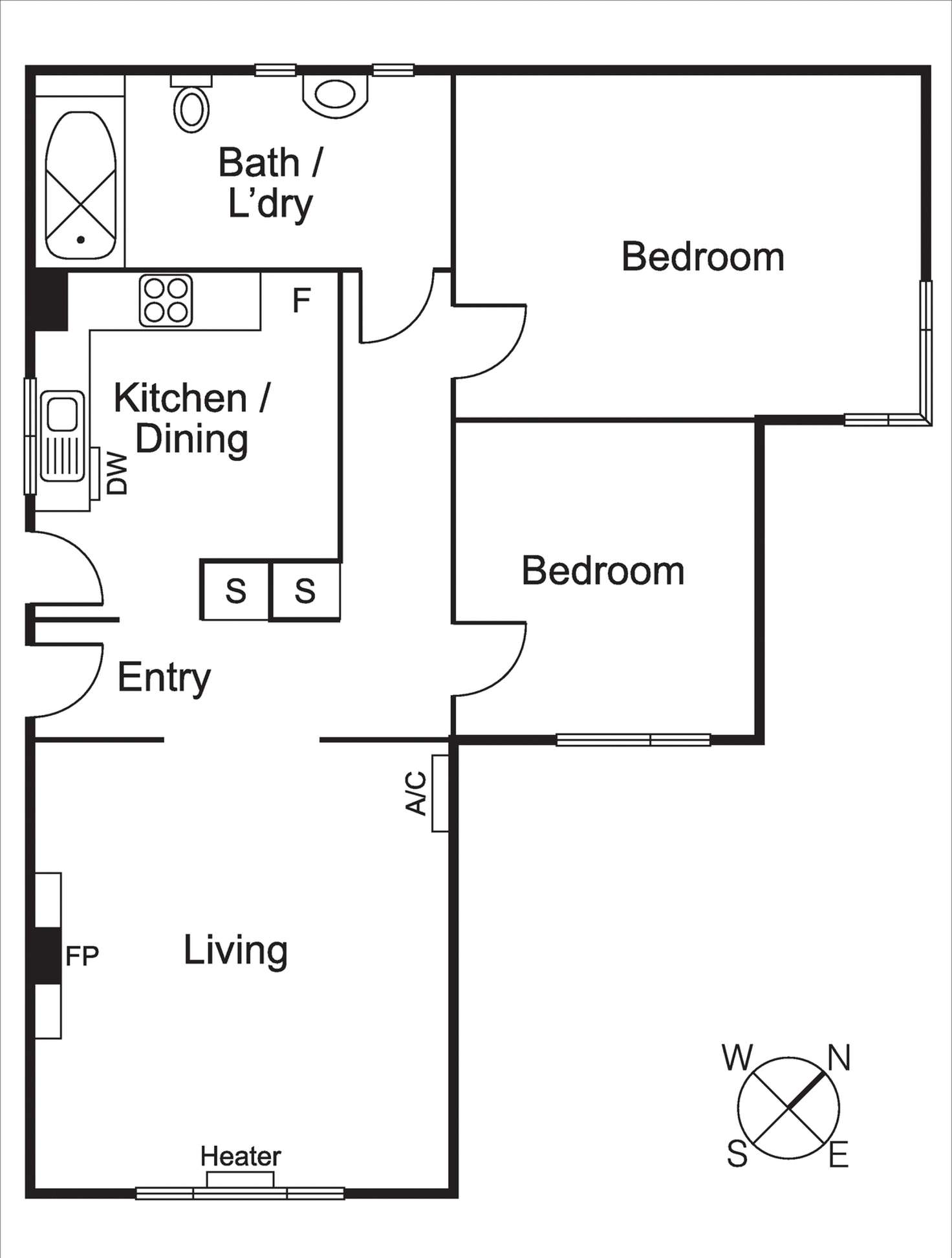 Floorplan of Homely apartment listing, 4/3 Eildon Court, St Kilda VIC 3182