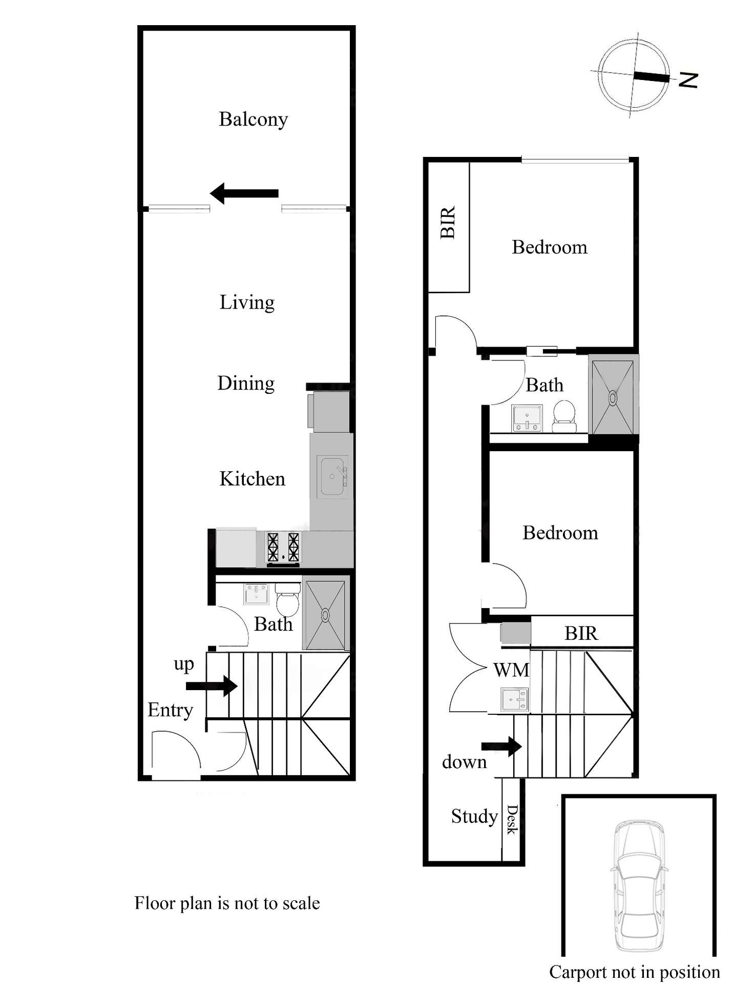 Floorplan of Homely apartment listing, 229/286 Highett Road, Highett VIC 3190